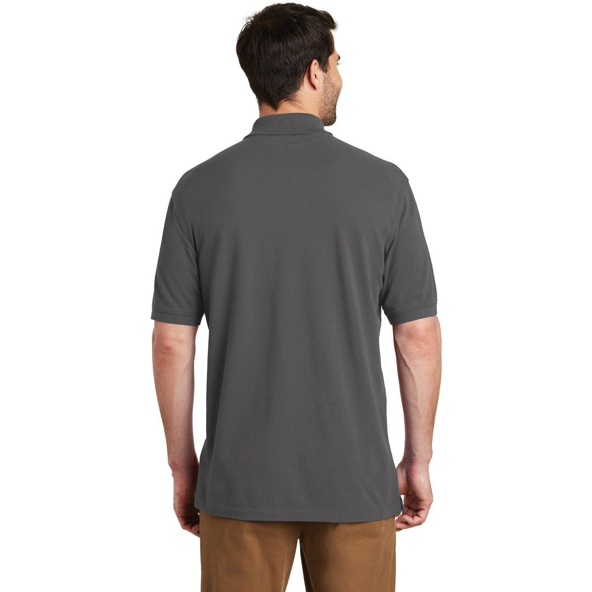 no-logo Port Authority Tall EZCotton Polo-Regular-Port Authority-Thread Logic