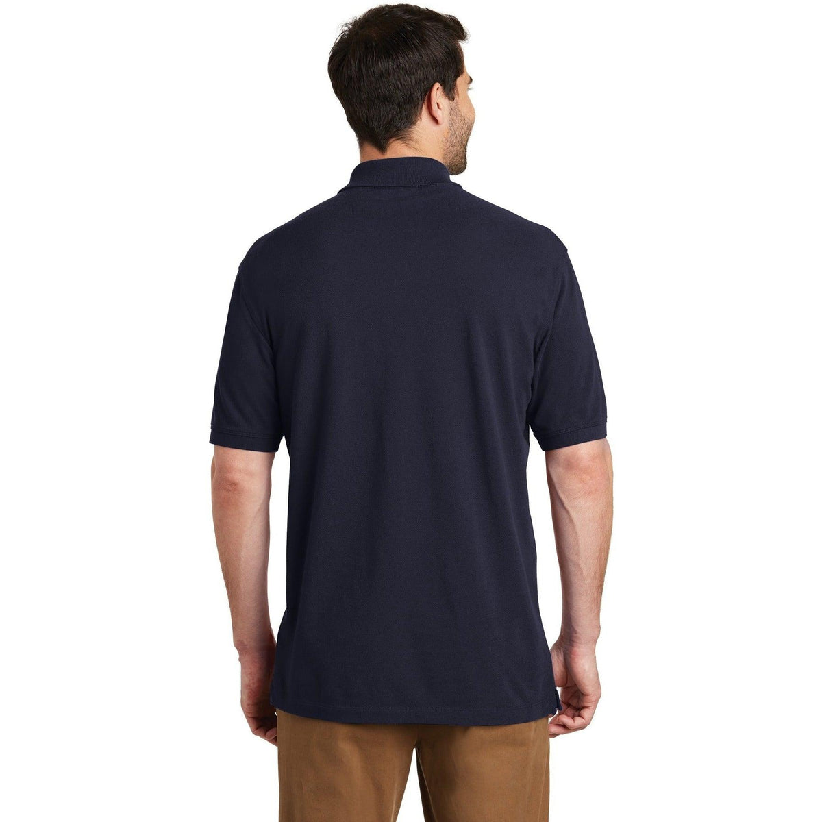 no-logo Port Authority Tall EZCotton Polo-Regular-Port Authority-Thread Logic