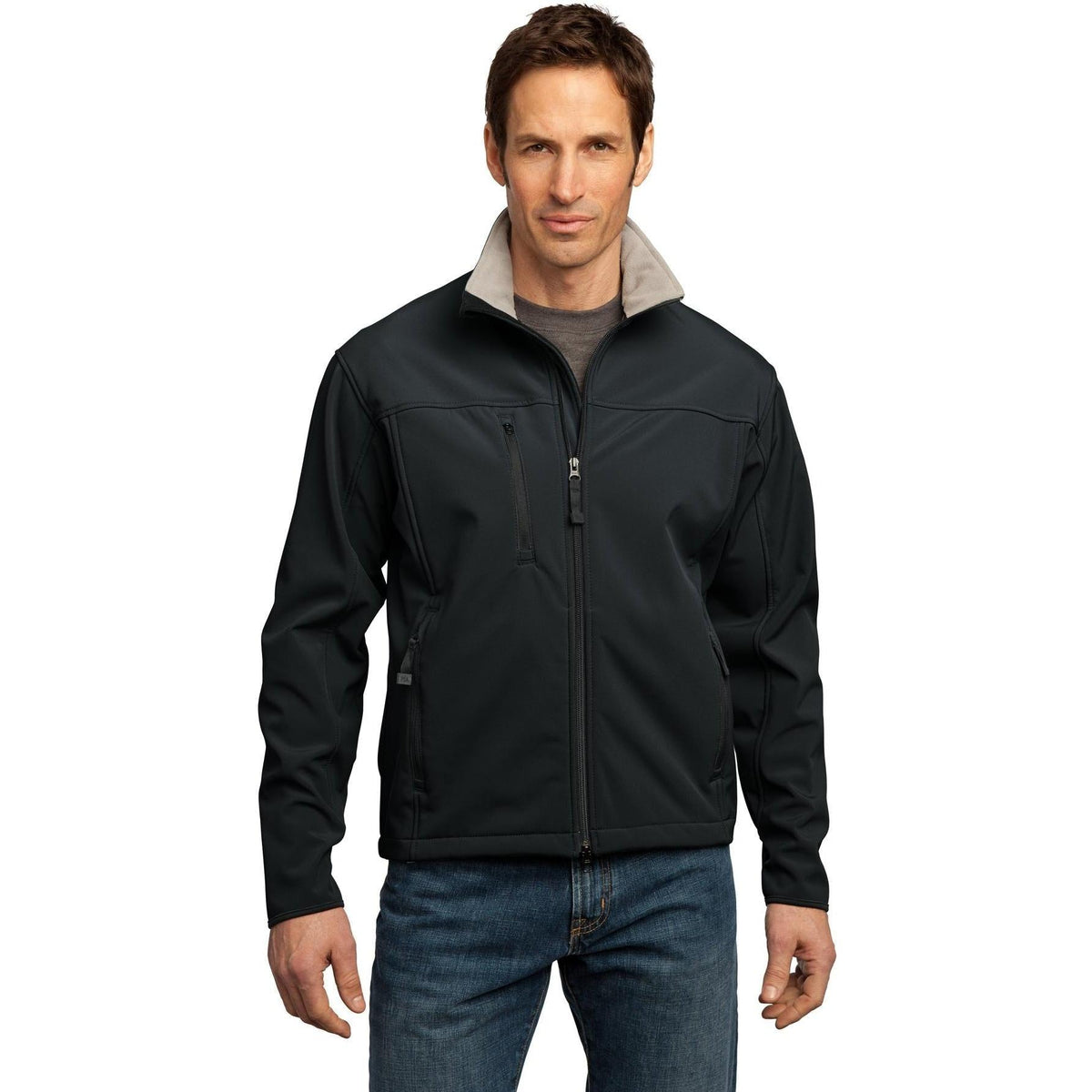 no-logo Port Authority Tall Glacier Soft Shell Jacket-Regular-Port Authority-Thread Logic