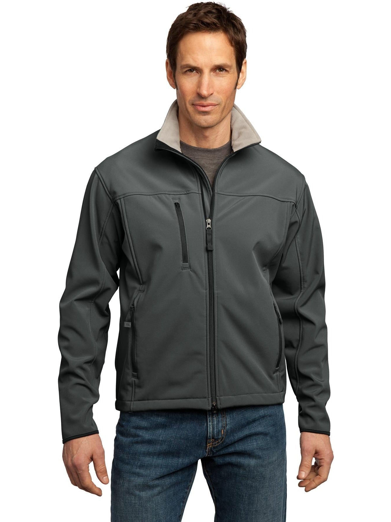 no-logo Port Authority Tall Glacier Soft Shell Jacket-Regular-Port Authority-Thread Logic