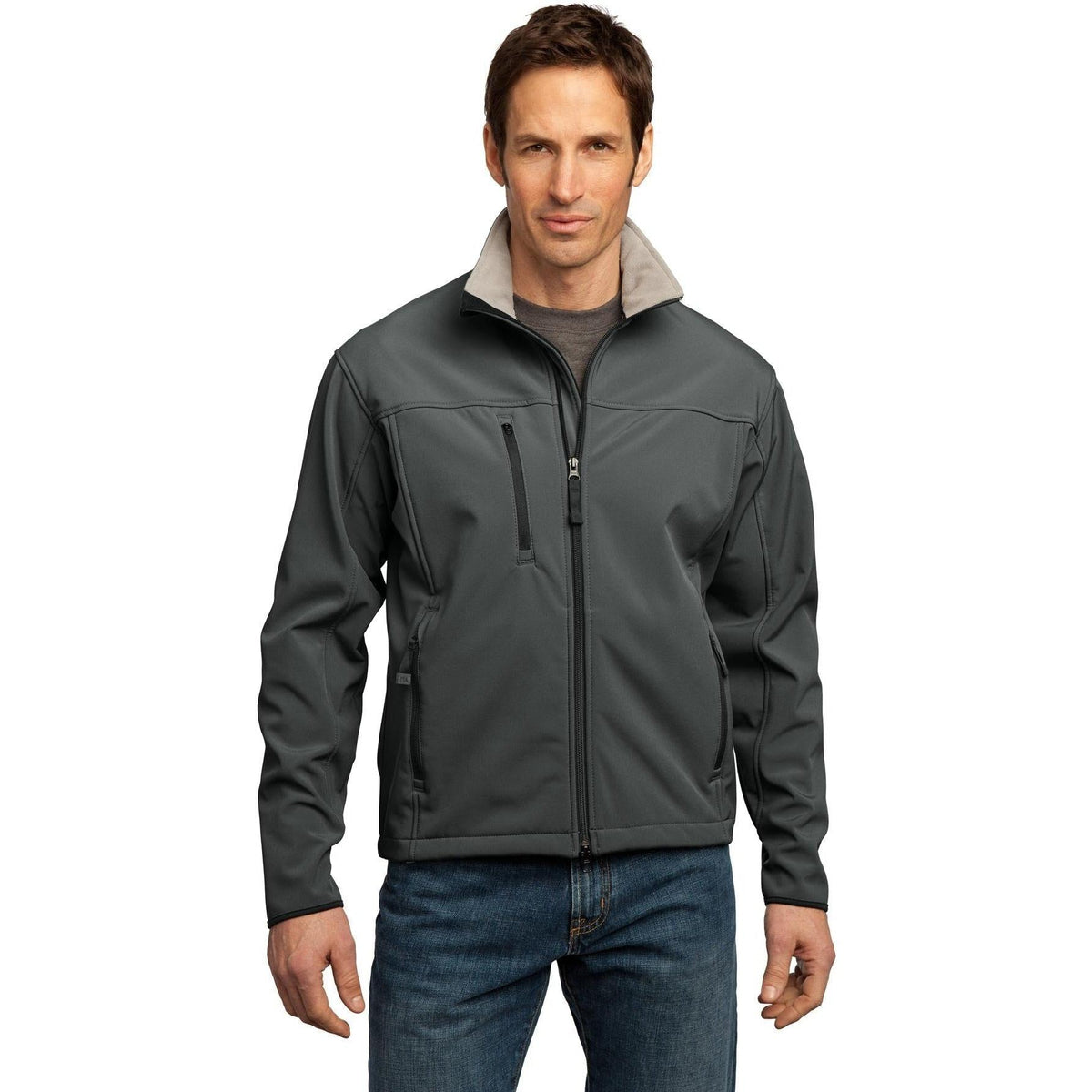 no-logo Port Authority Tall Glacier Soft Shell Jacket-Regular-Port Authority-Thread Logic