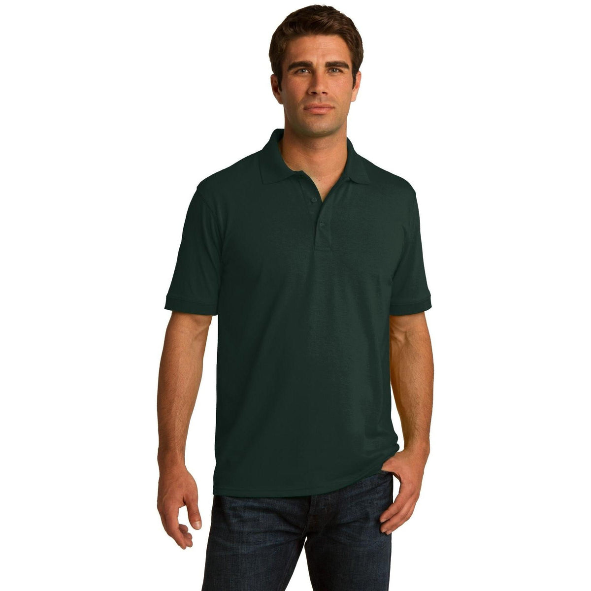 no-logo Port Authority Tall Jersey Knit Polo-Regular-Port Authority-Thread Logic
