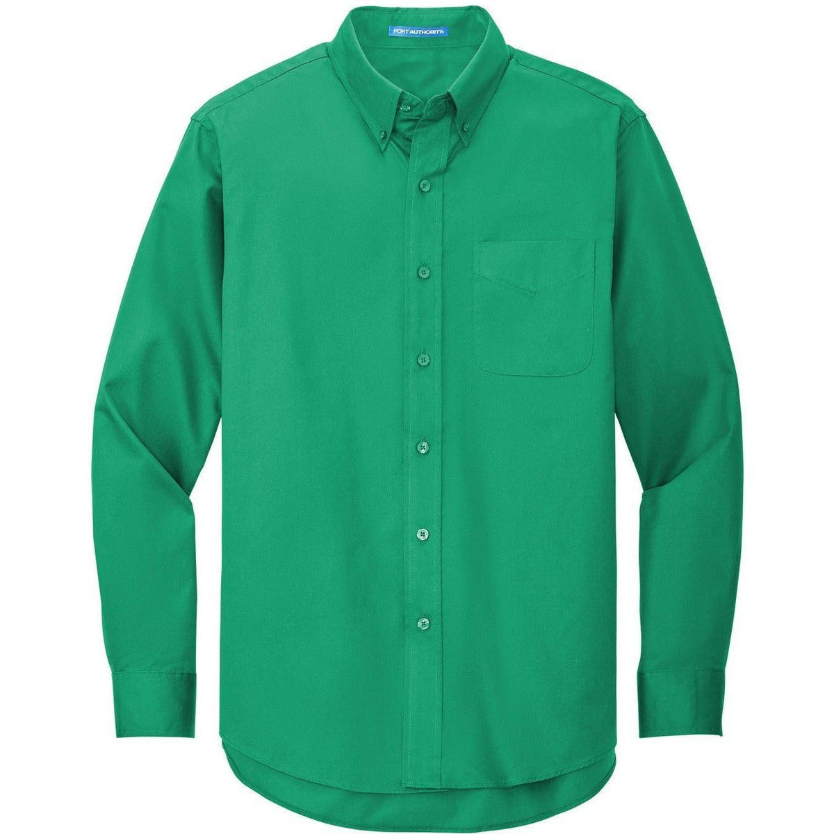 no-logo Port Authority Tall Long Sleeve Easy Care Shirt-Dress Shirts-Port Authority-Court Green-LT-Thread Logic