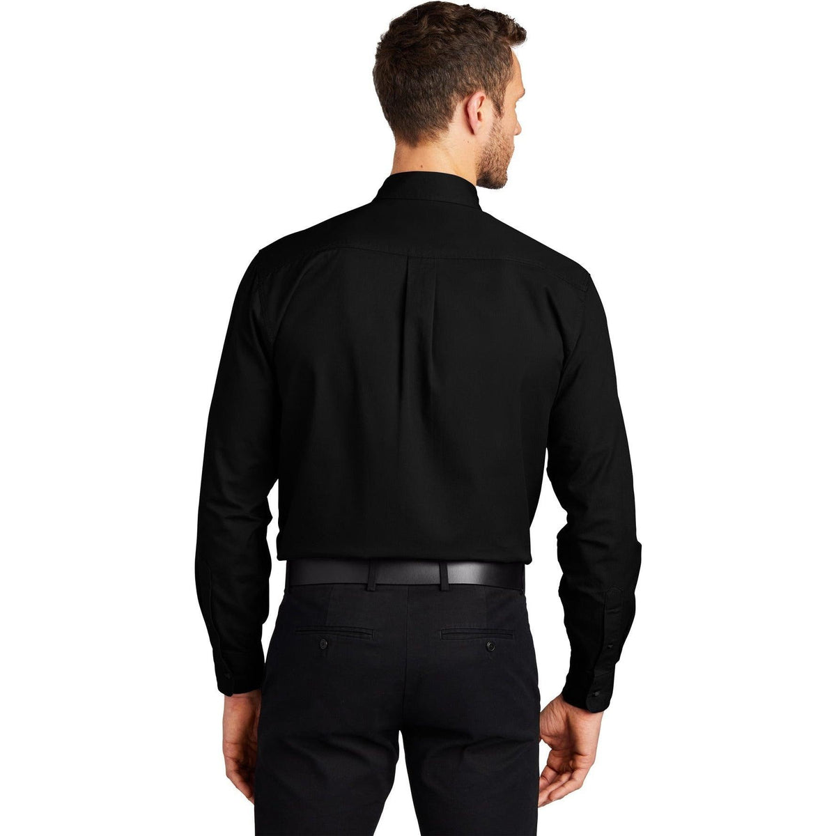 no-logo Port Authority Tall Long Sleeve Twill Shirt-Regular-Port Authority-Thread Logic