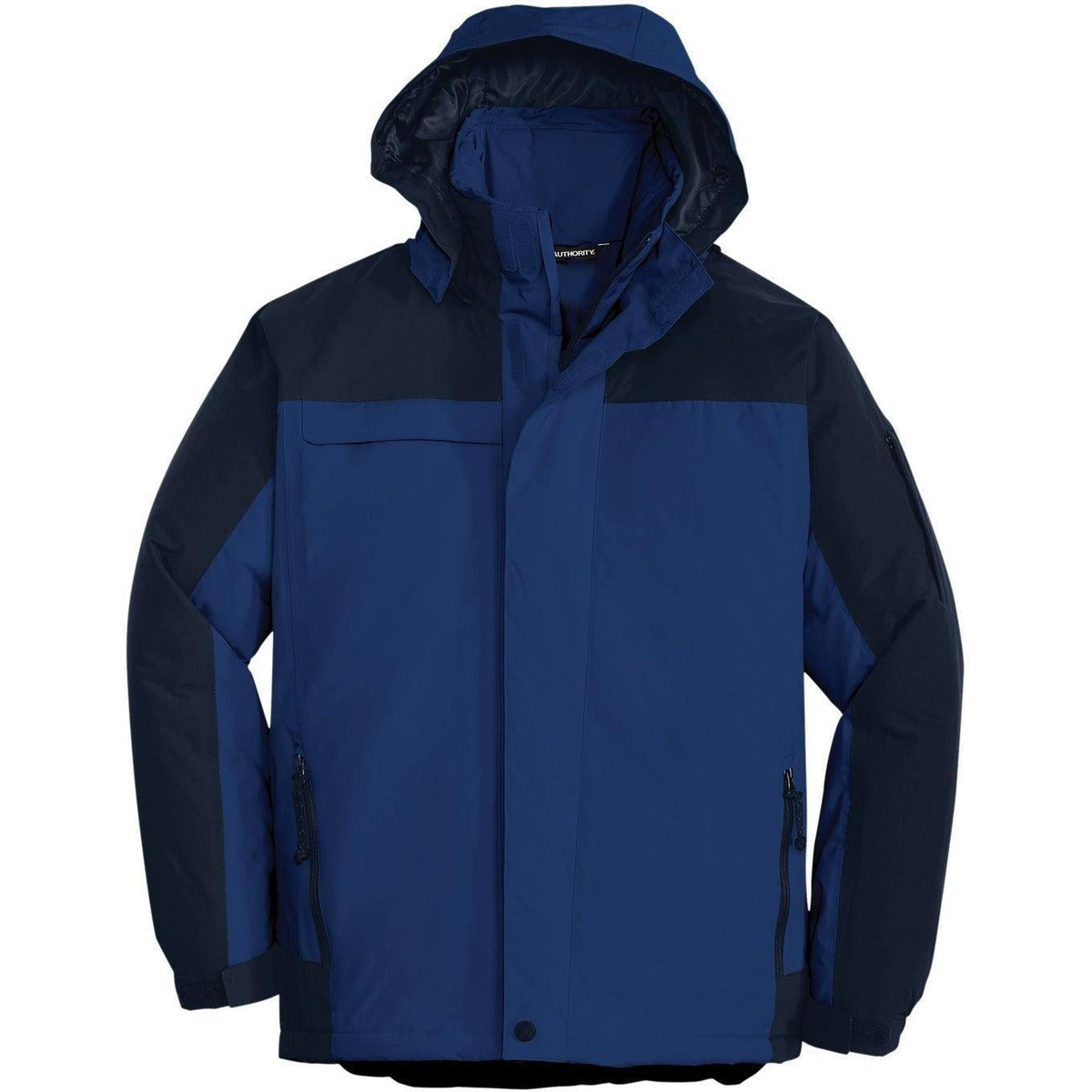 no-logo Port Authority Tall Nootka Jacket-Regular-Port Authority-Regatta Blue/Navy-LT-Thread Logic