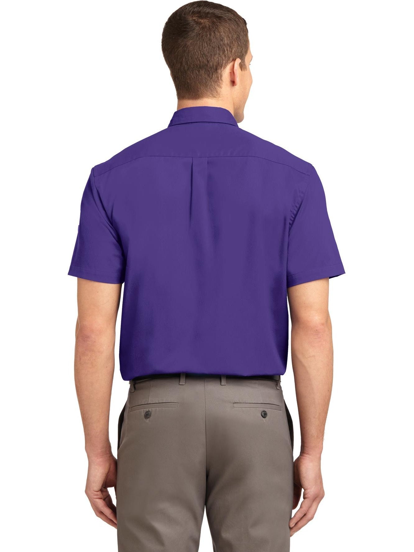 no-logo Port Authority Tall Short Sleeve Easy Care Shirt-Regular-Port Authority-Thread Logic