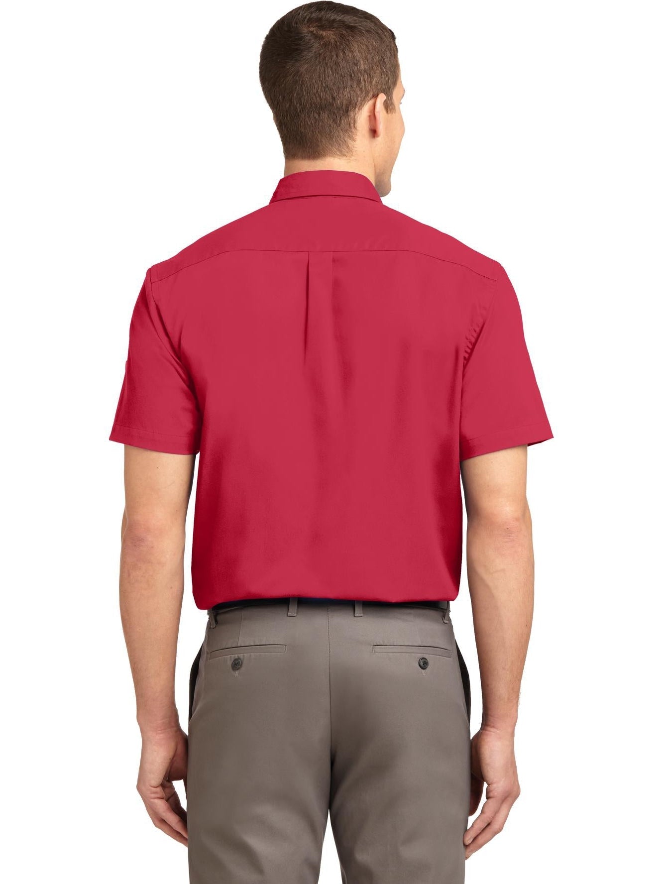 no-logo Port Authority Tall Short Sleeve Easy Care Shirt-Regular-Port Authority-Thread Logic