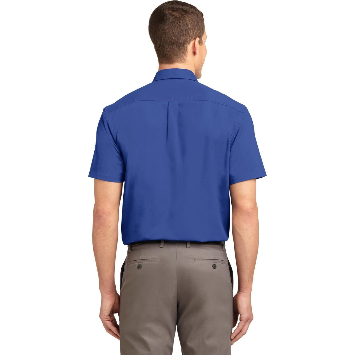 no-logo Port Authority Tall Short Sleeve Easy Care Shirt-Dress Shirts-Port Authority-Thread Logic