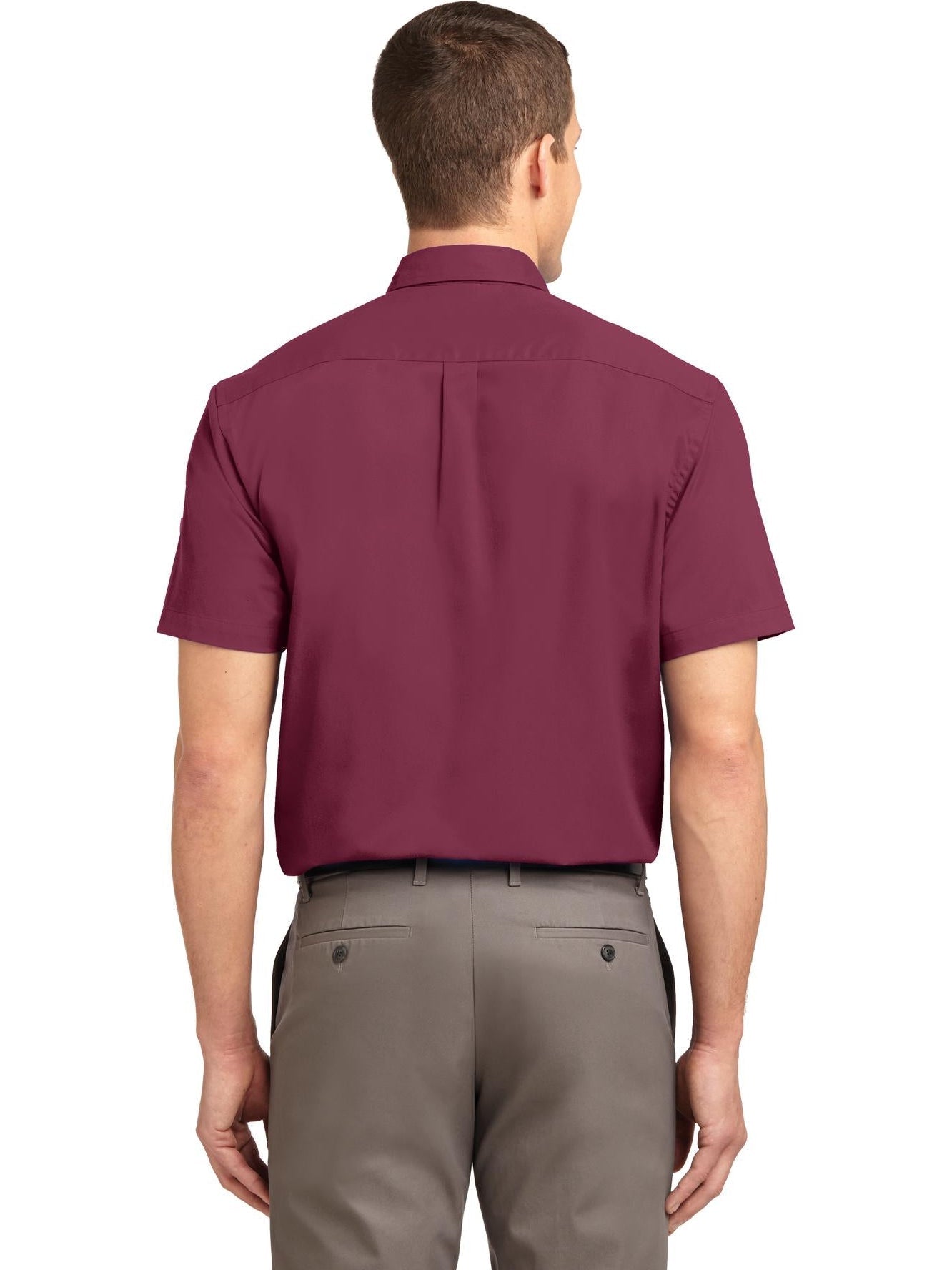 no-logo Port Authority Tall Short Sleeve Easy Care Shirt-Regular-Port Authority-Thread Logic