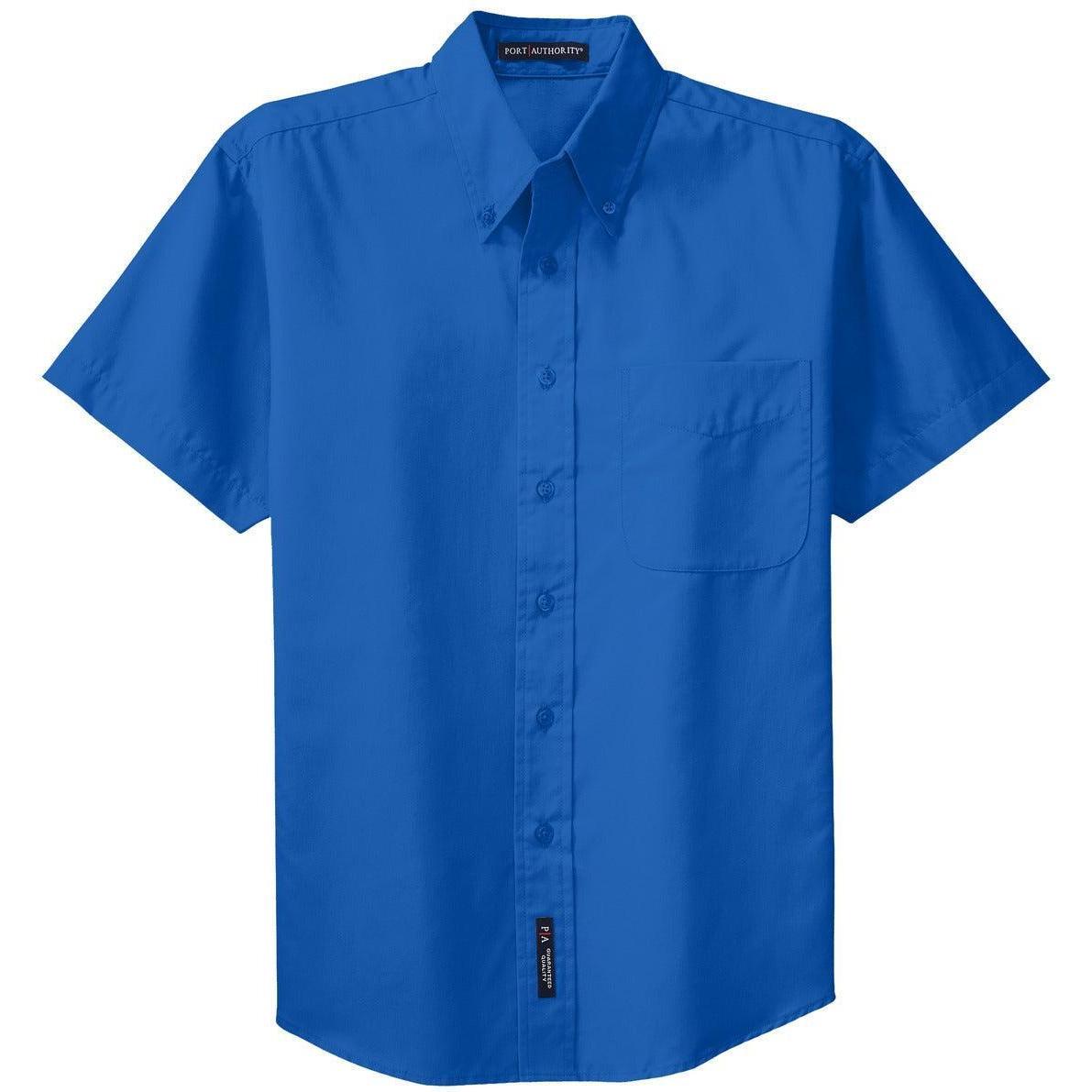 no-logo Port Authority Tall Short Sleeve Easy Care Shirt-Dress Shirts-Port Authority-Strong Blue-LT-Thread Logic