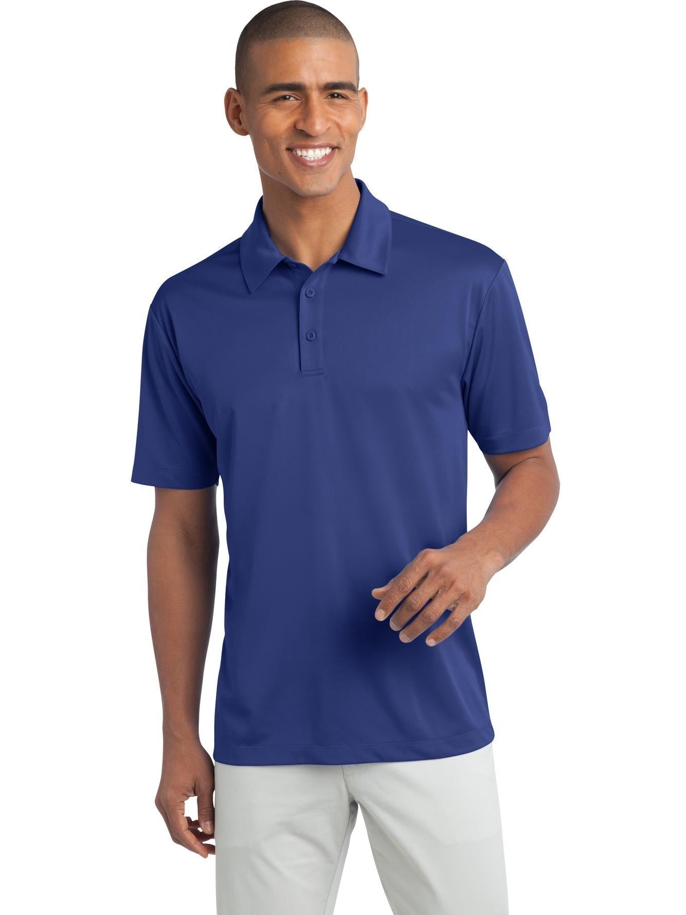 no-logo Port Authority Tall Silk Touch Performance Polo-Regular-Port Authority-Thread Logic