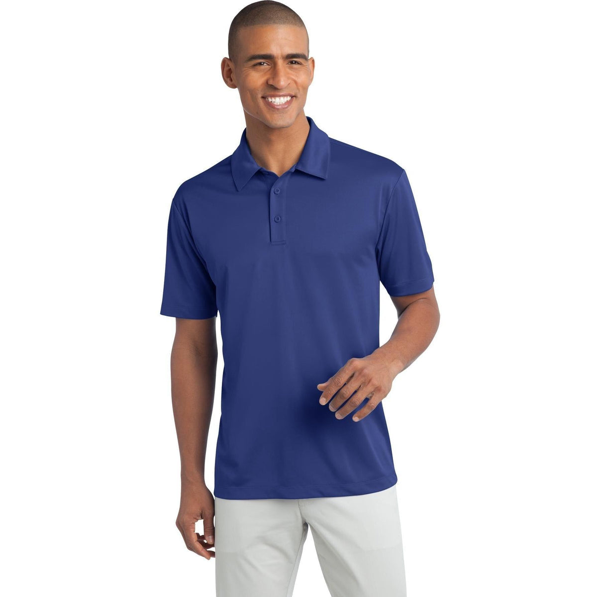 no-logo Port Authority Tall Silk Touch Performance Polo-Regular-Port Authority-Thread Logic