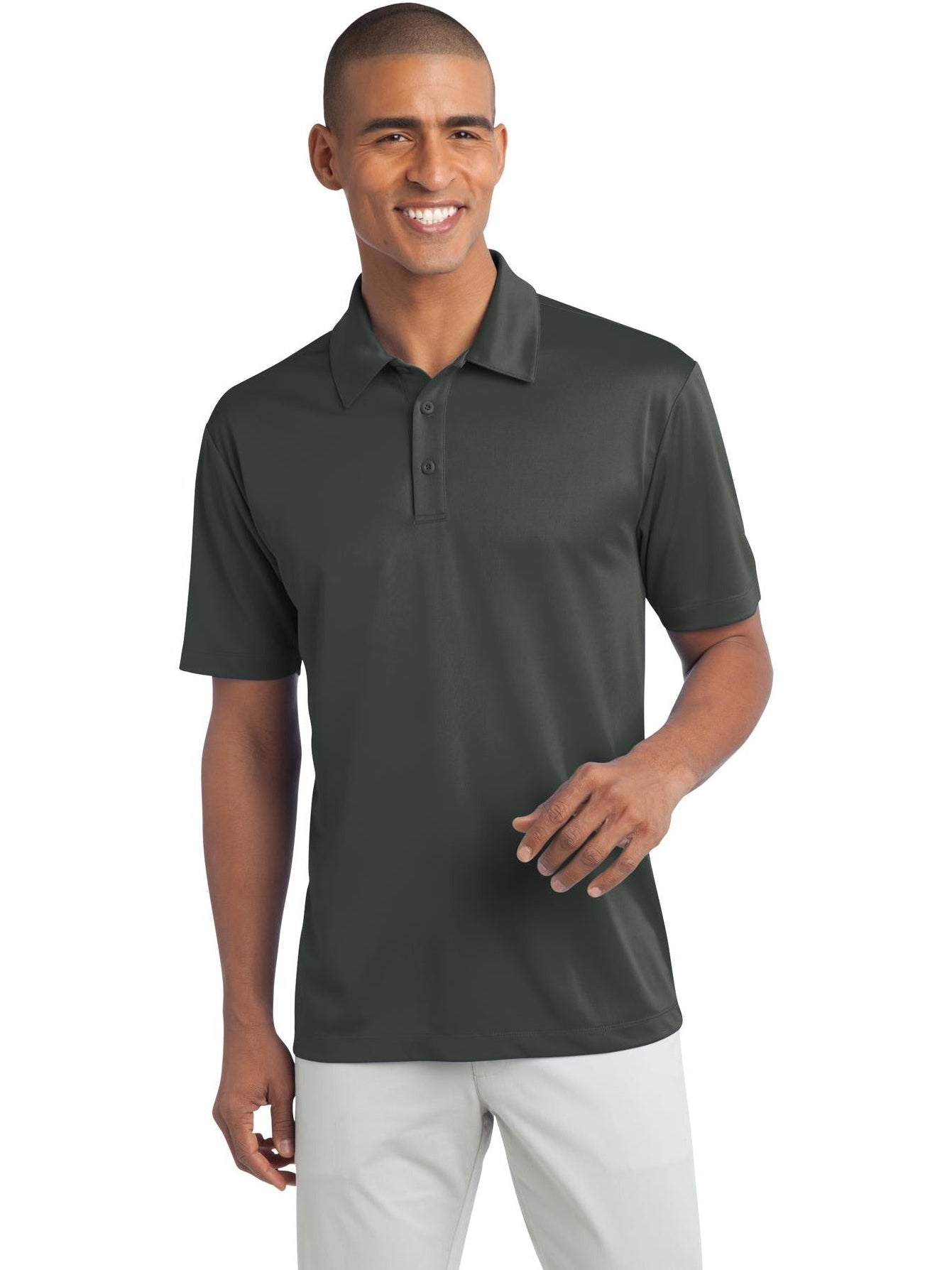 no-logo Port Authority Tall Silk Touch Performance Polo-Regular-Port Authority-Thread Logic