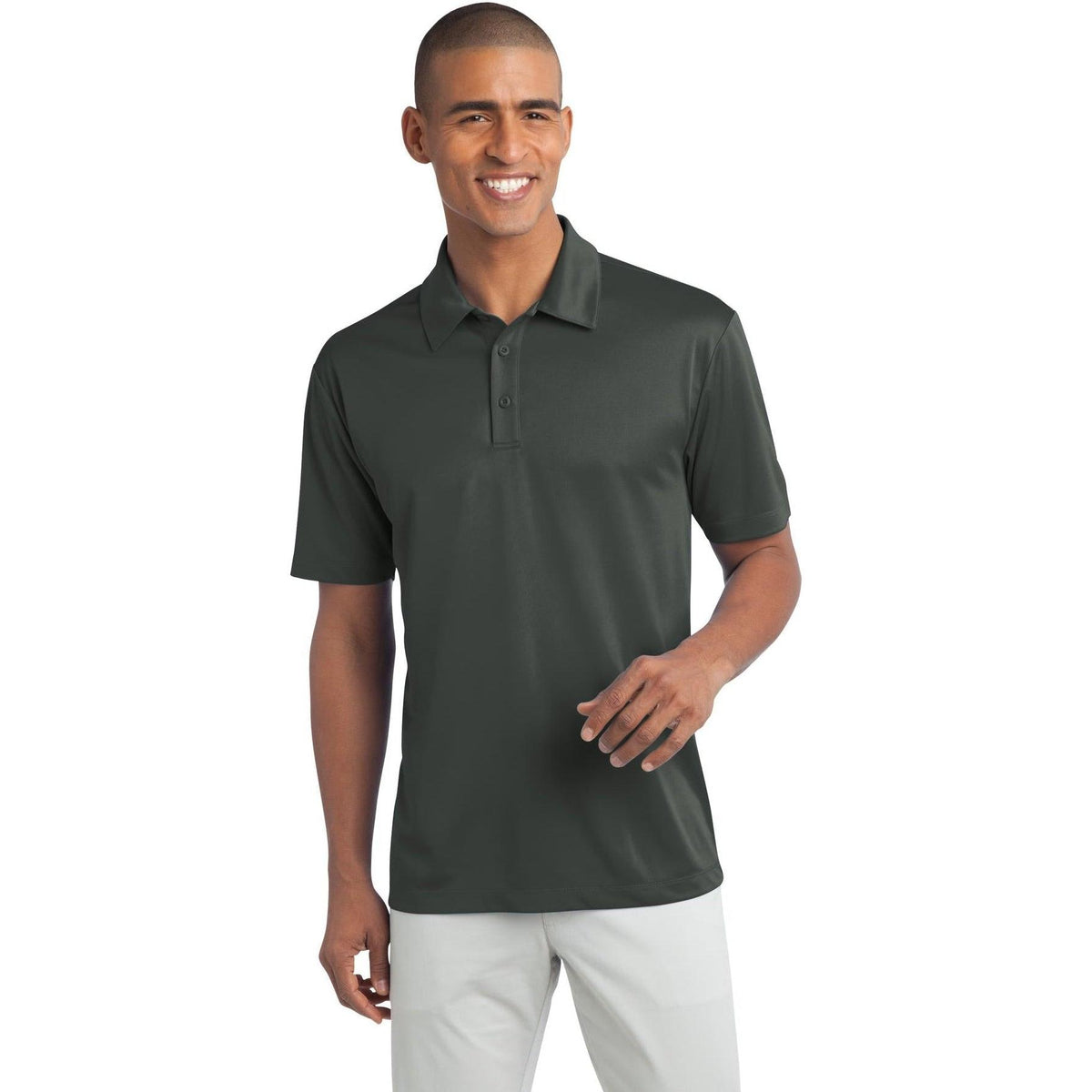 no-logo Port Authority Tall Silk Touch Performance Polo-Regular-Port Authority-Thread Logic