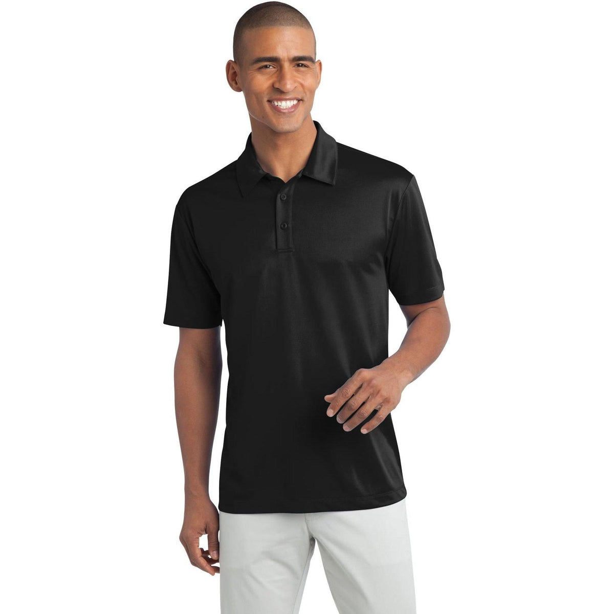 no-logo Port Authority Tall Silk Touch Performance Polo-Regular-Port Authority-Thread Logic