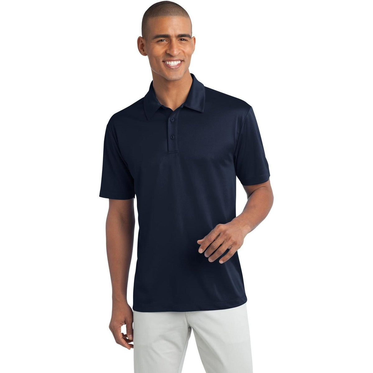 no-logo Port Authority Tall Silk Touch Performance Polo-Regular-Port Authority-Thread Logic