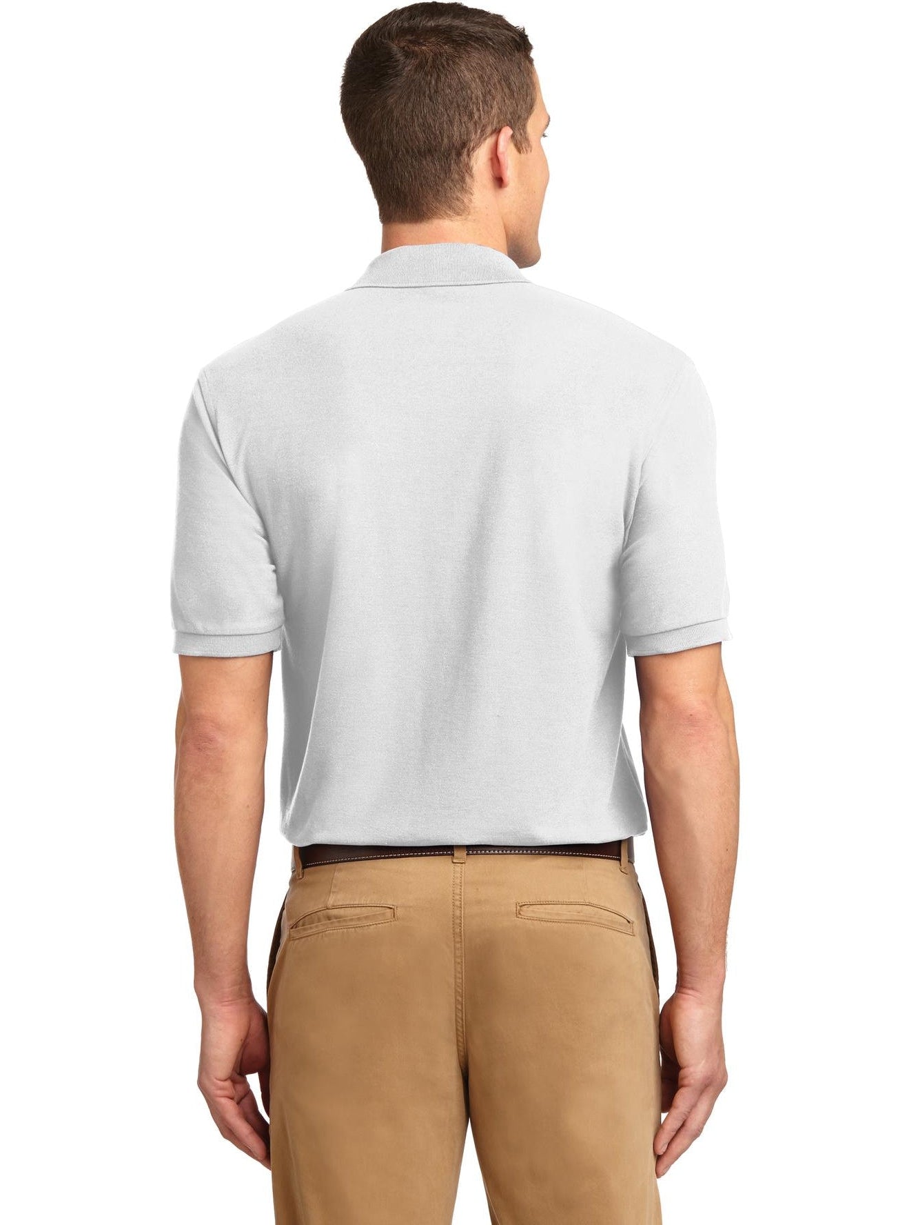 no-logo Port Authority Tall Silk Touch Polo Shirt-Regular-Port Authority-Thread Logic