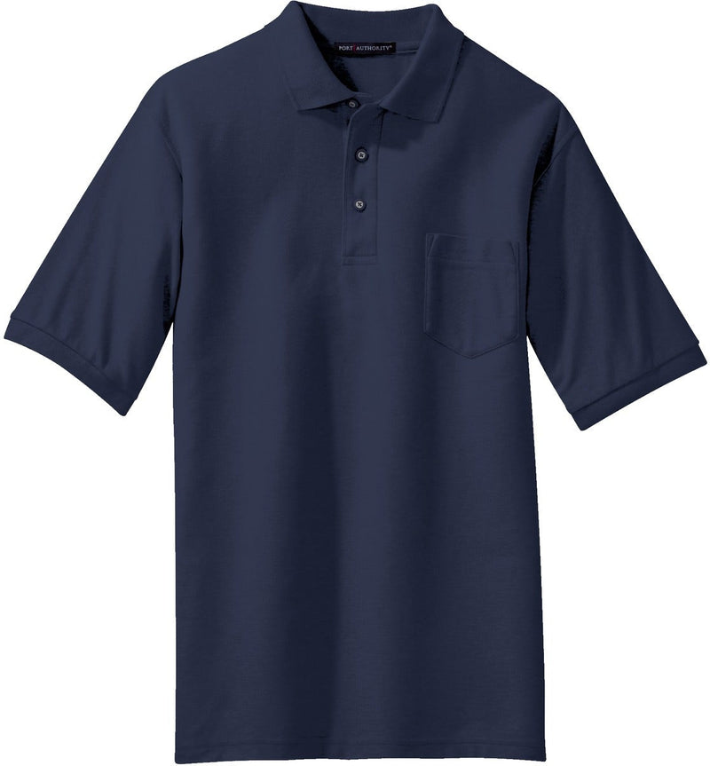 Port Authority Tall Silk Touch Polo with Pocket