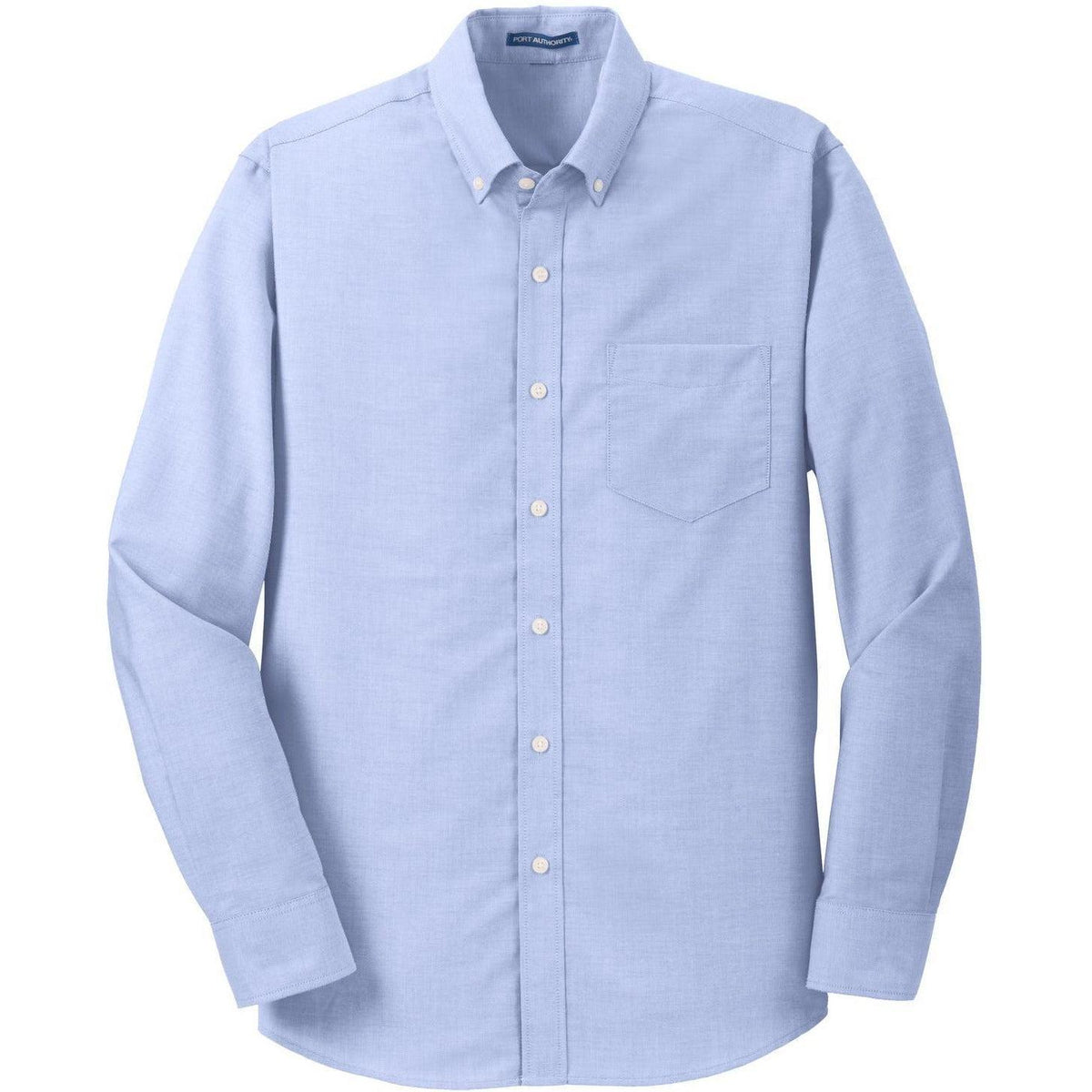 no-logo Port Authority Tall SuperPro Oxford Shirt-Dress Shirts-Port Authority-Oxford Blue-LT-Thread Logic