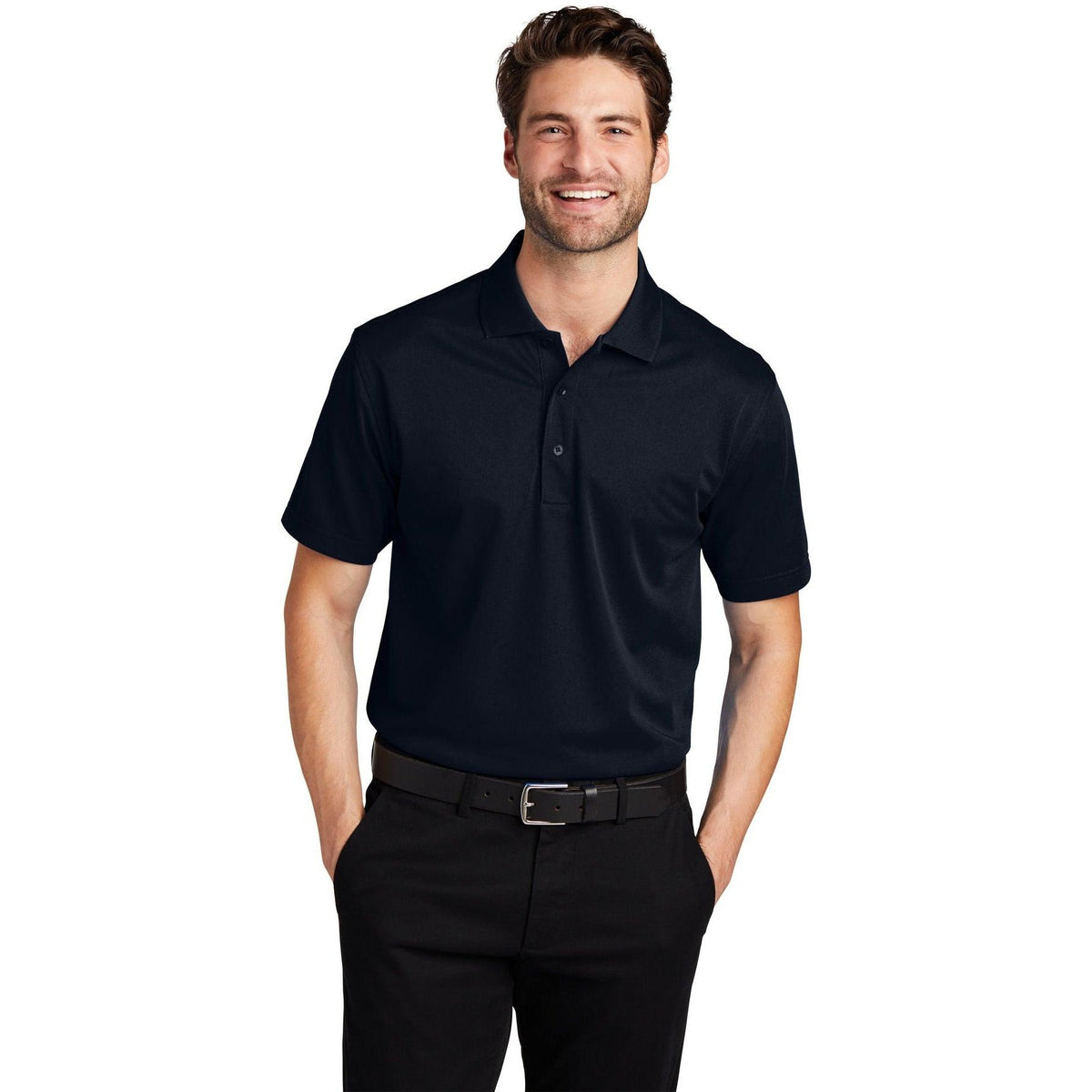 no-logo Port Authority Tall Tech Pique Polo-Regular-Port Authority-Thread Logic