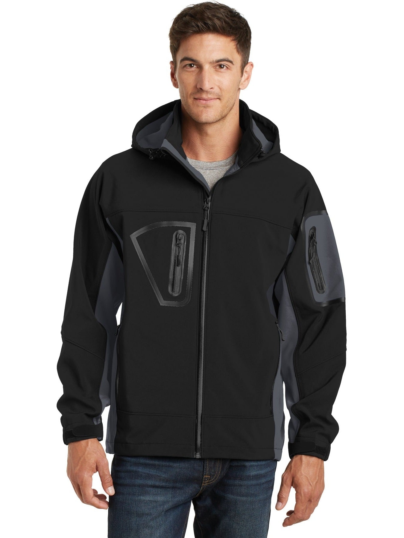 no-logo Port Authority Tall Waterproof Soft Shell Jacket-Regular-Port Authority-Thread Logic
