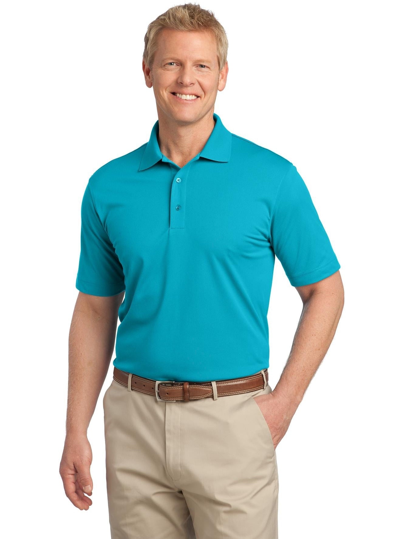 no-logo Port Authority Tech Pique Polo-Active-Port Authority-Thread Logic