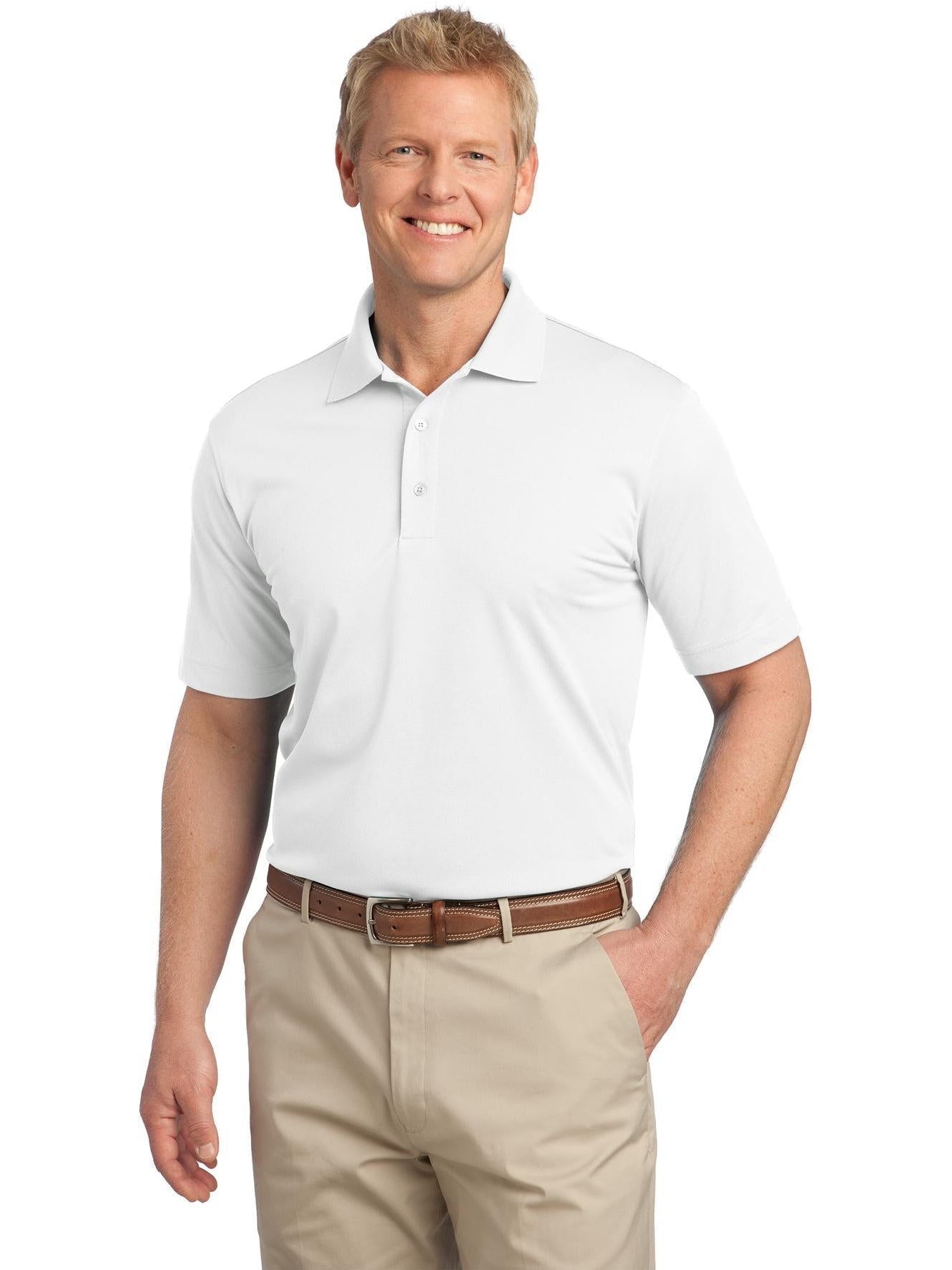 no-logo Port Authority Tech Pique Polo-Active-Port Authority-Thread Logic