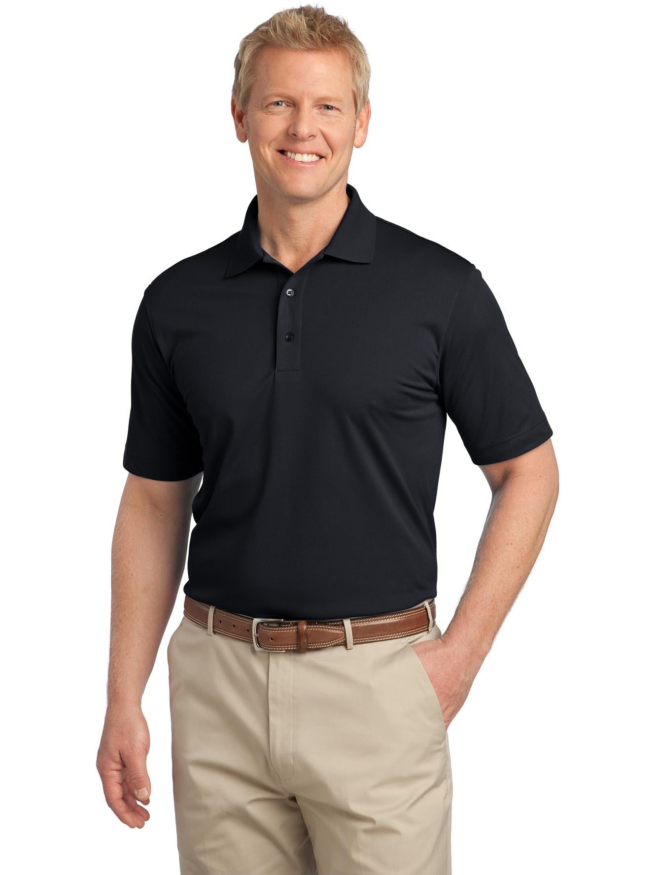 no-logo Port Authority Tech Pique Polo-Active-Port Authority-Thread Logic