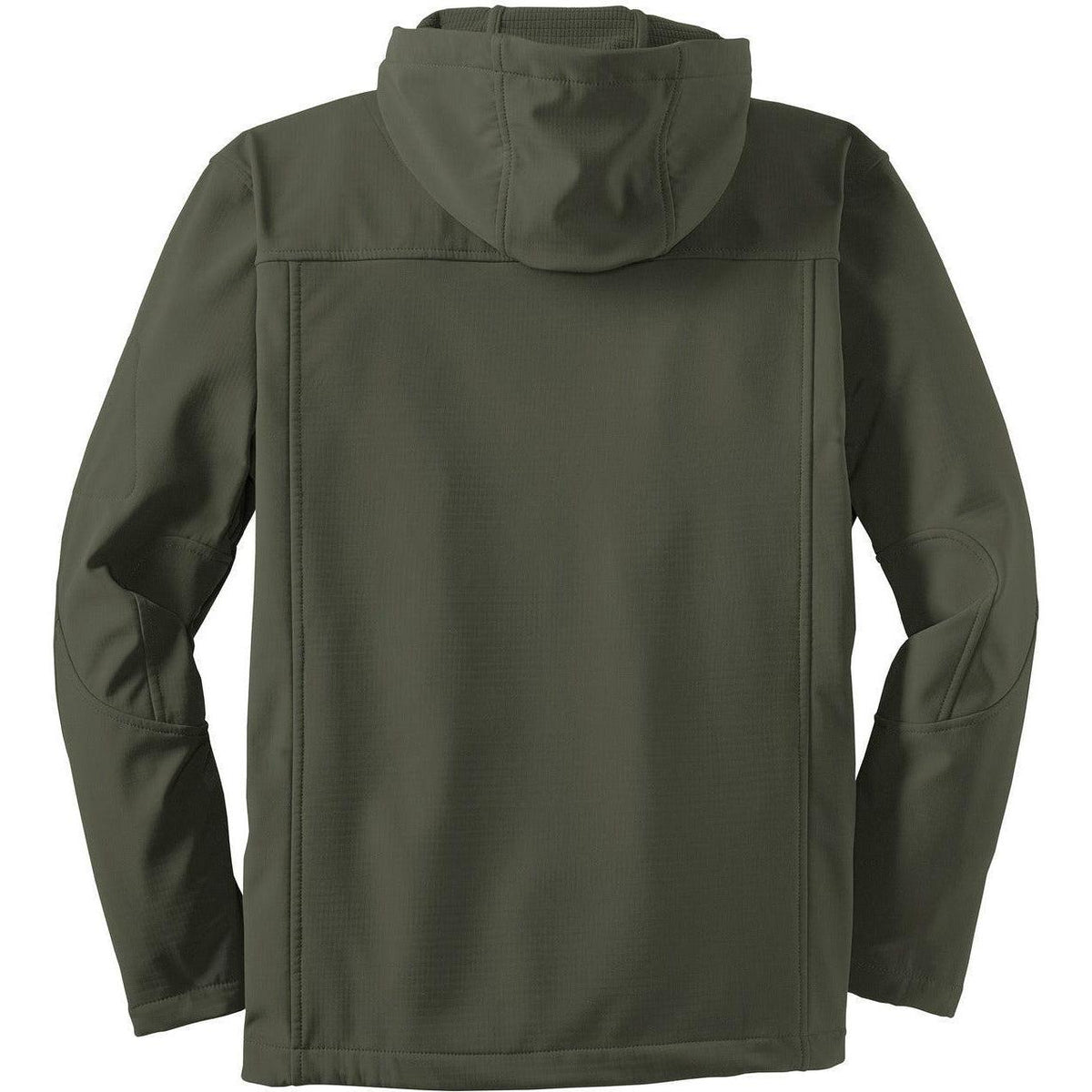 no-logo Port Authority Textured Hooded Soft Shell Jacket-Regular-Port Authority-Thread Logic