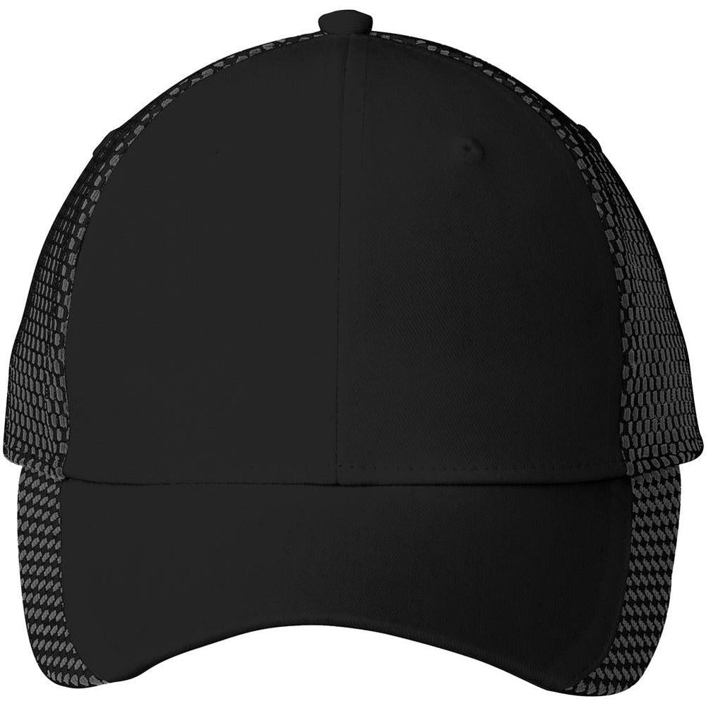 no-logo Port Authority Two-Color Mesh Back Cap-Regular-Port Authority-Black/White-OSFA-Thread Logic
