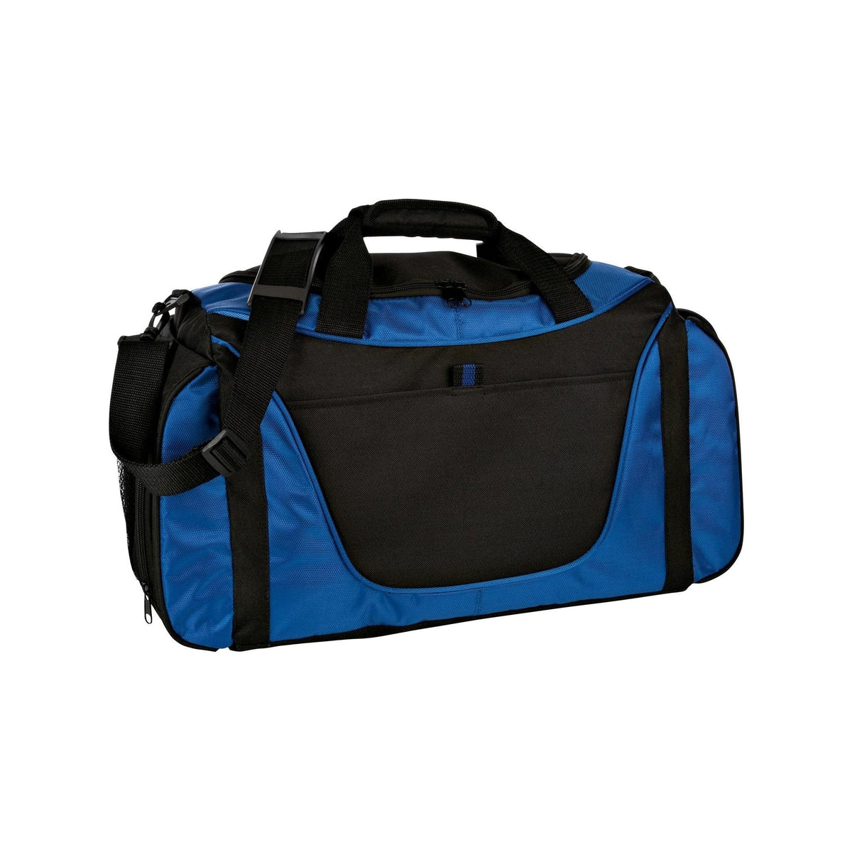 no-logo Port Authority Two Tone Medium Duffel Bag-Bags-Port Authority-Royal/Black-Thread Logic