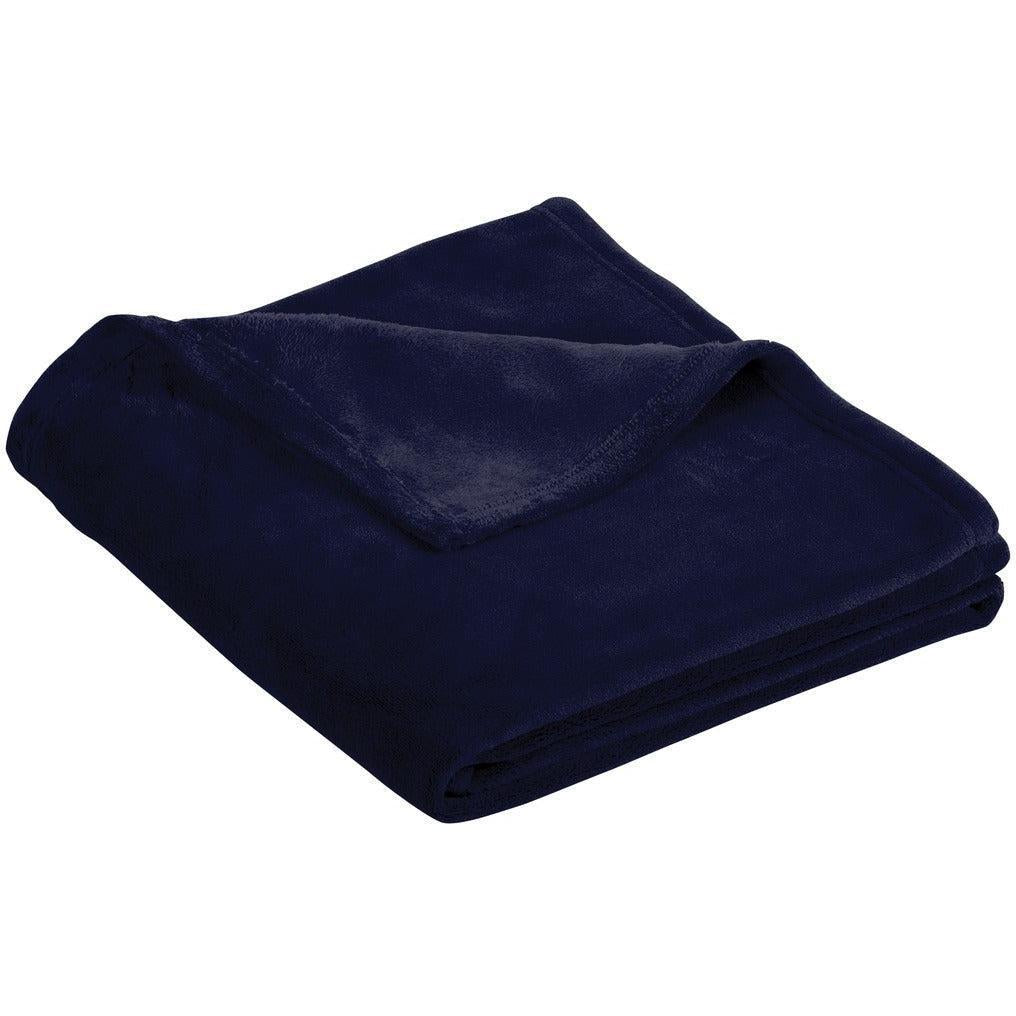 no-logo Port Authority Ultra Plush Blanket-Regular-Port Authority-Deep Navy-1 Size-Thread Logic