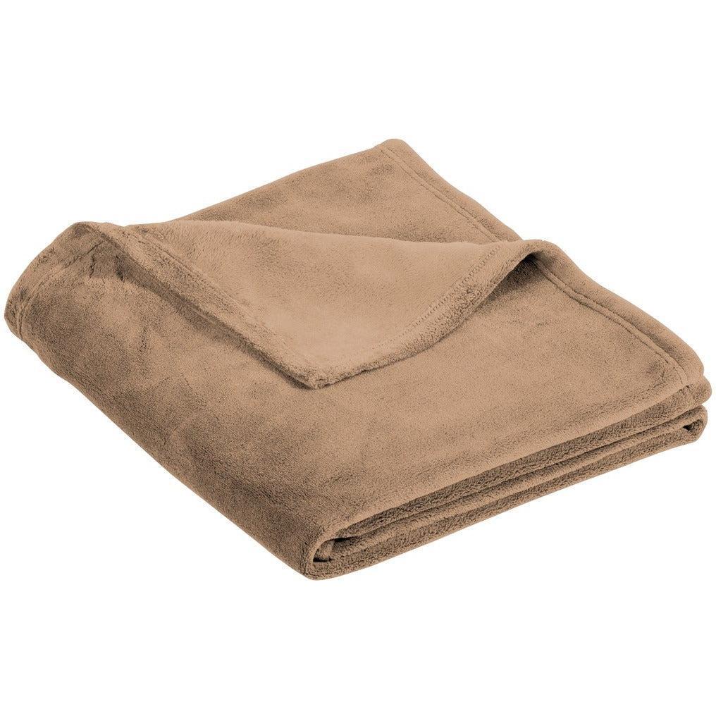 no-logo Port Authority Ultra Plush Blanket-Regular-Port Authority-Fawn-1 Size-Thread Logic