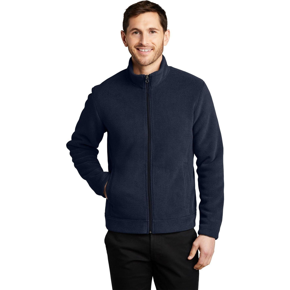 no-logo Port Authority Ultra Warm Brushed Fleece Jacket-Regular-Port Authority-Thread Logic