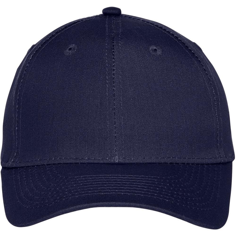 no-logo Port Authority Uniforming Twill Cap-Regular-Port Authority-Navy-OSFA-Thread Logic