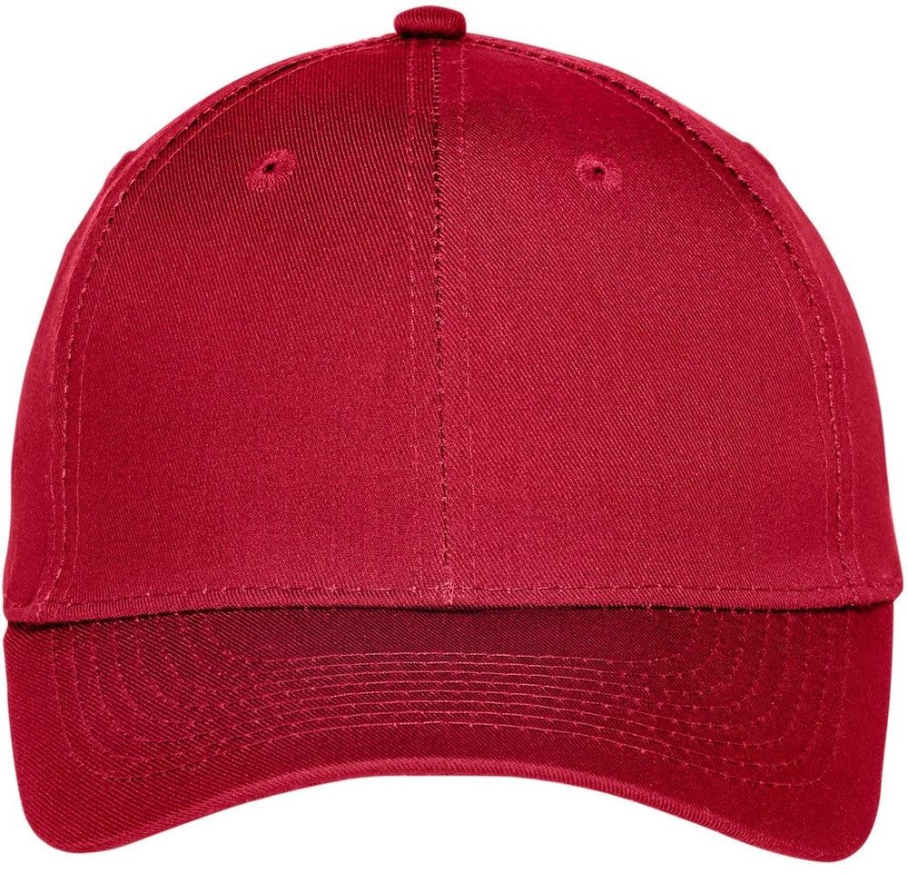 Port Authority Uniforming Twill Cap-Regular-Port Authority-Red-OSFA-Thread Logic