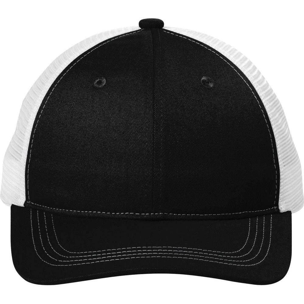 no-logo Port Authority Unstructured Snapback Trucker Cap-Caps-Port Authority-Thread Logic