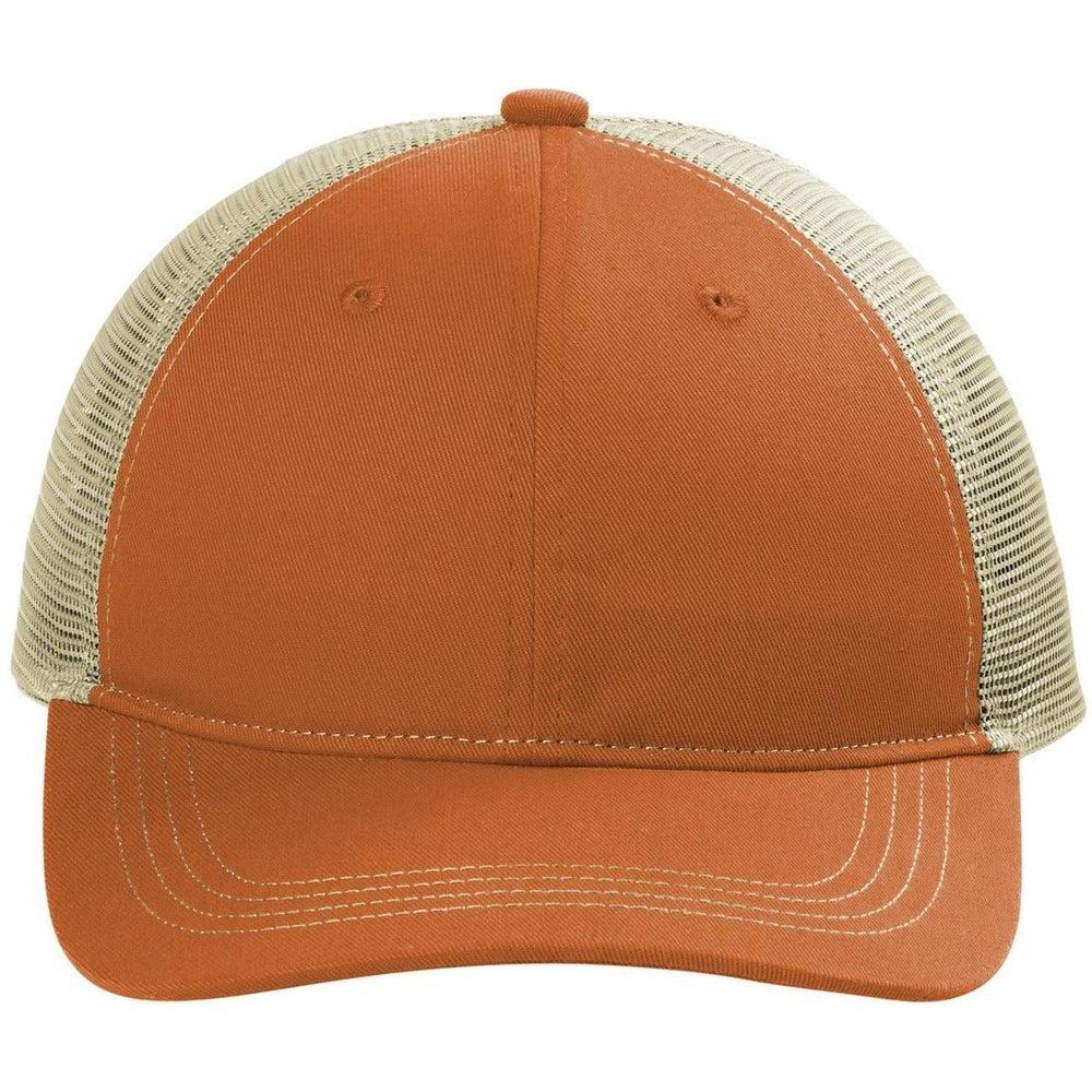 no-logo Port Authority Unstructured Snapback Trucker Cap-Caps-Port Authority-Thread Logic