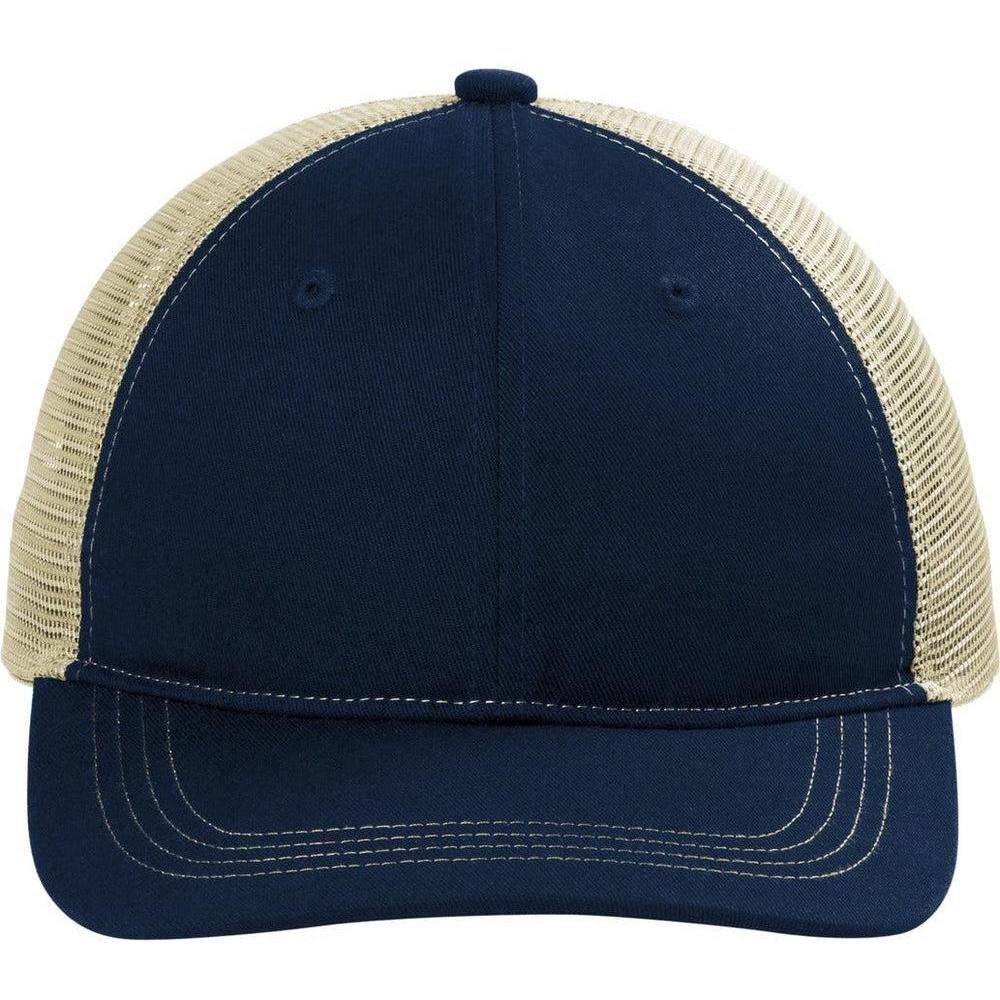 no-logo Port Authority Unstructured Snapback Trucker Cap-Caps-Port Authority-Thread Logic