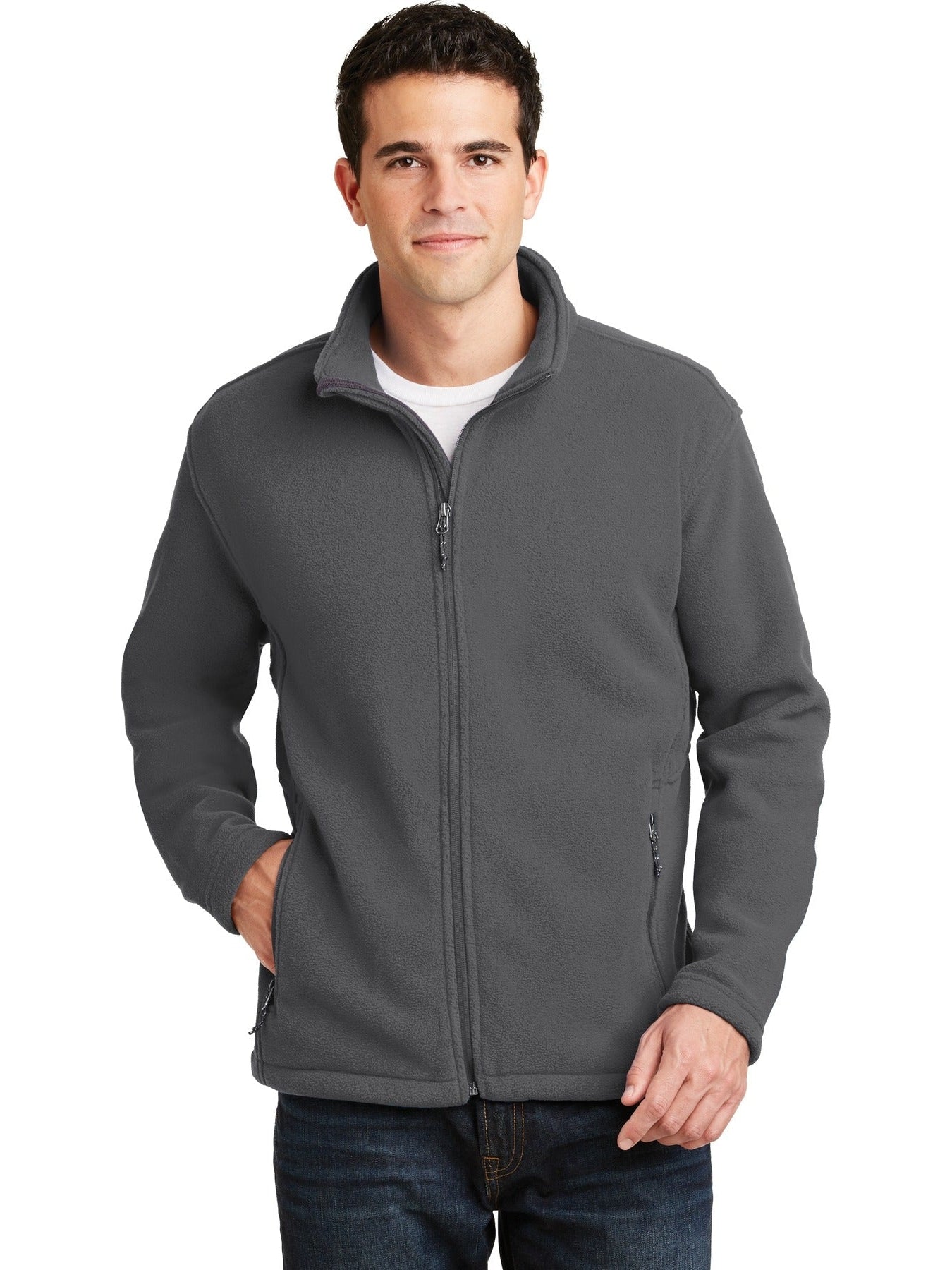 no-logo Port Authority Value Fleece Jacket-Regular-Port Authority-Thread Logic