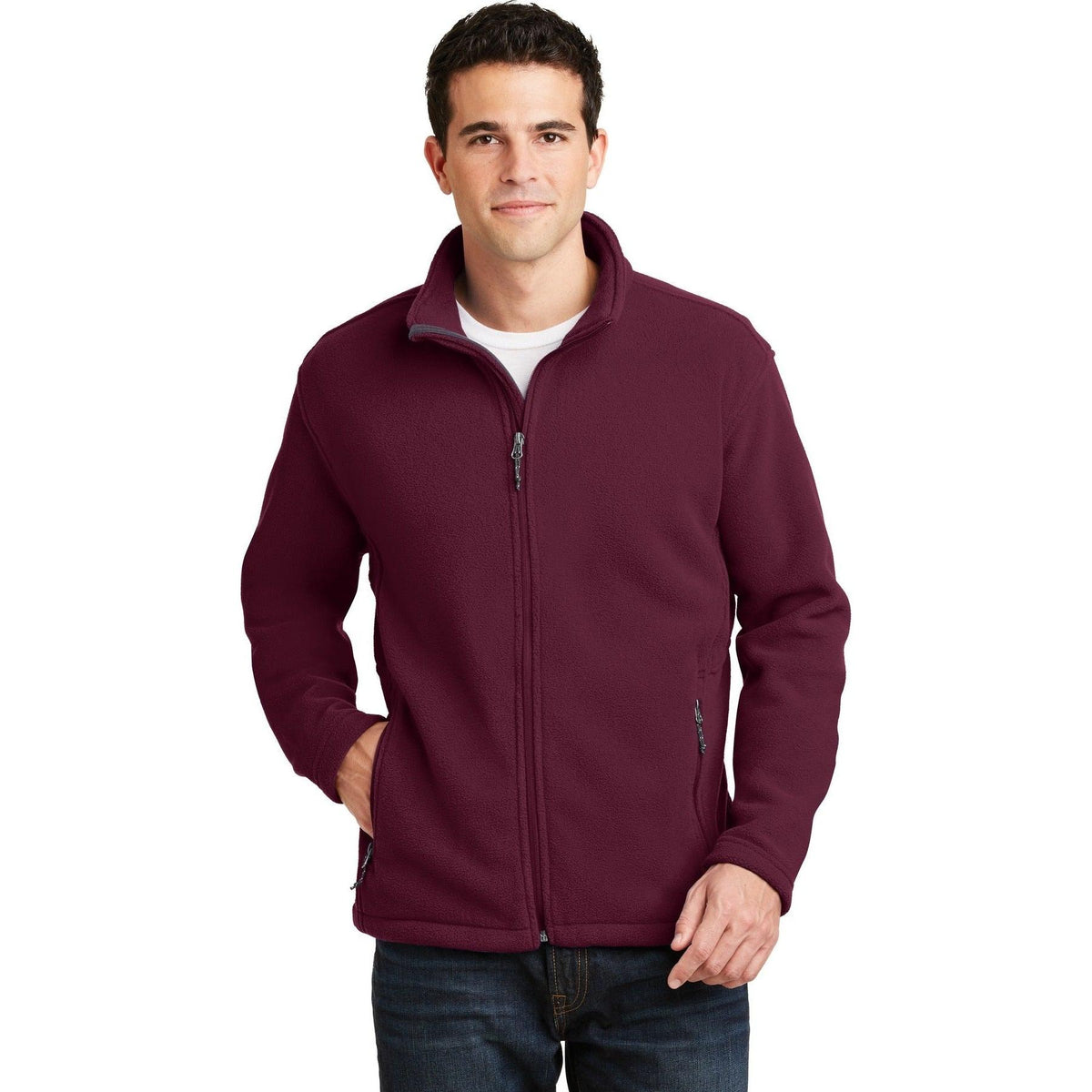 no-logo Port Authority Value Fleece Jacket-Regular-Port Authority-Thread Logic
