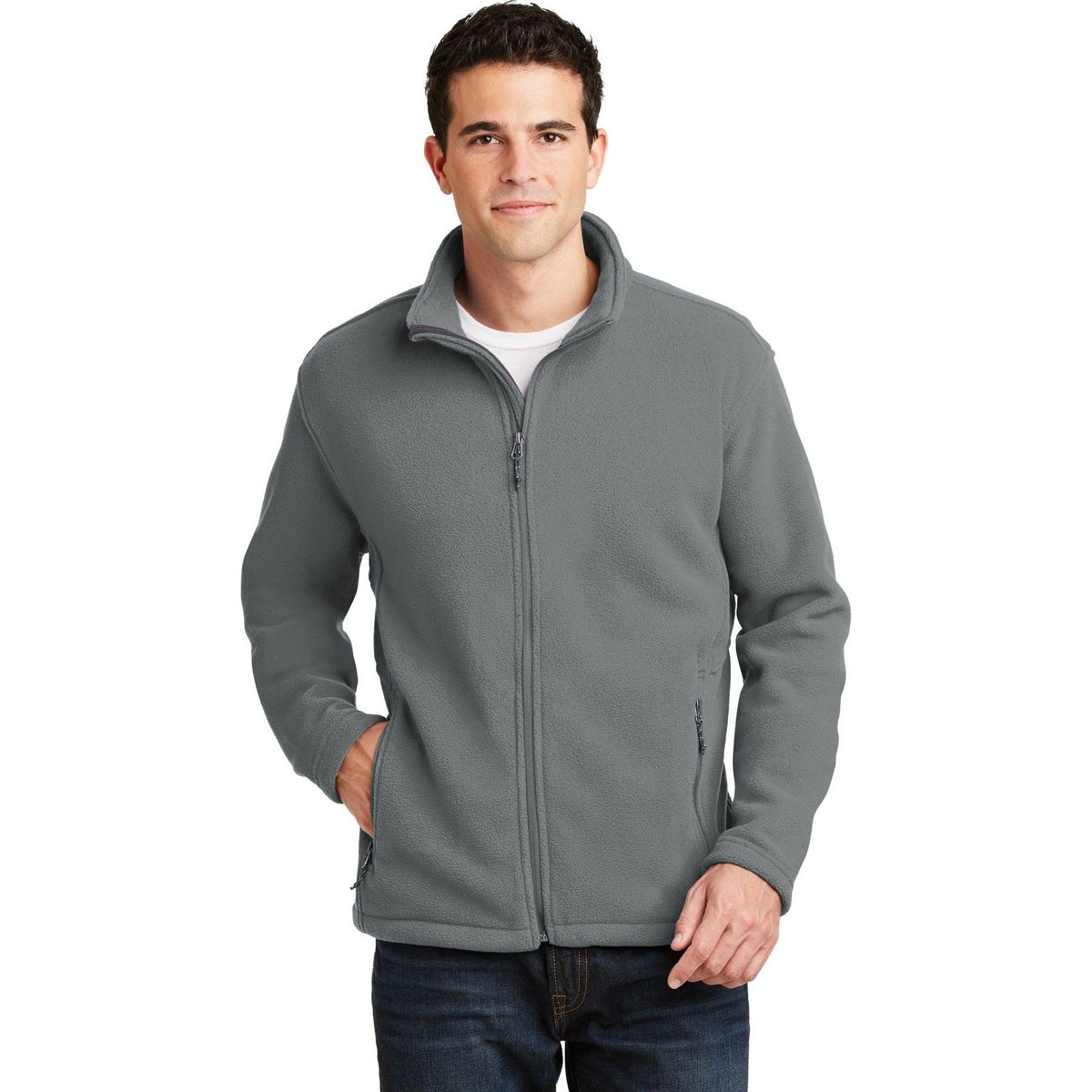 no-logo Port Authority Value Fleece Jacket-Regular-Port Authority-Thread Logic