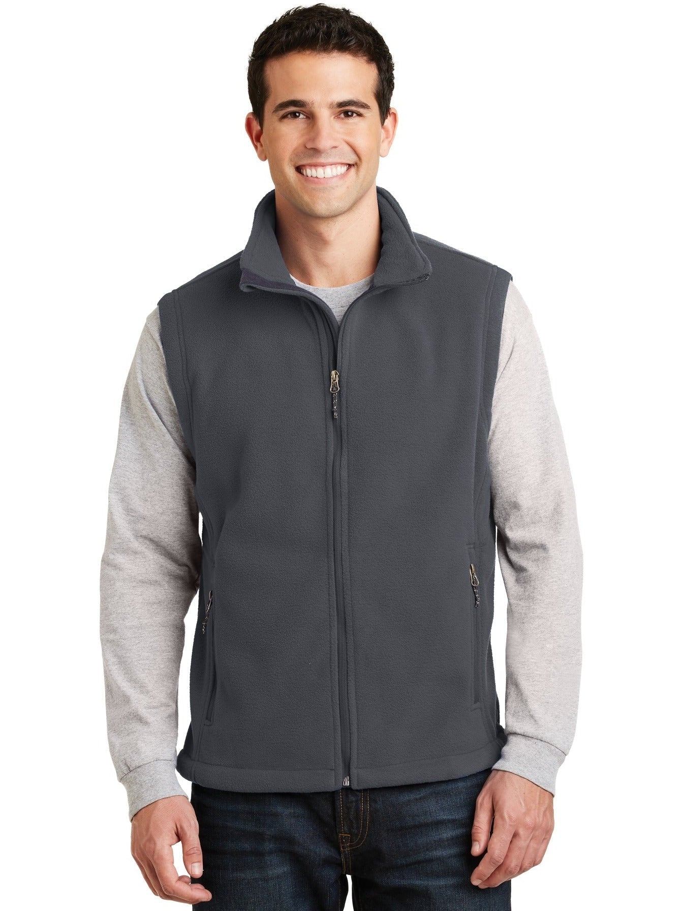 no-logo Port Authority Value Fleece Vest-Regular-Port Authority-Thread Logic