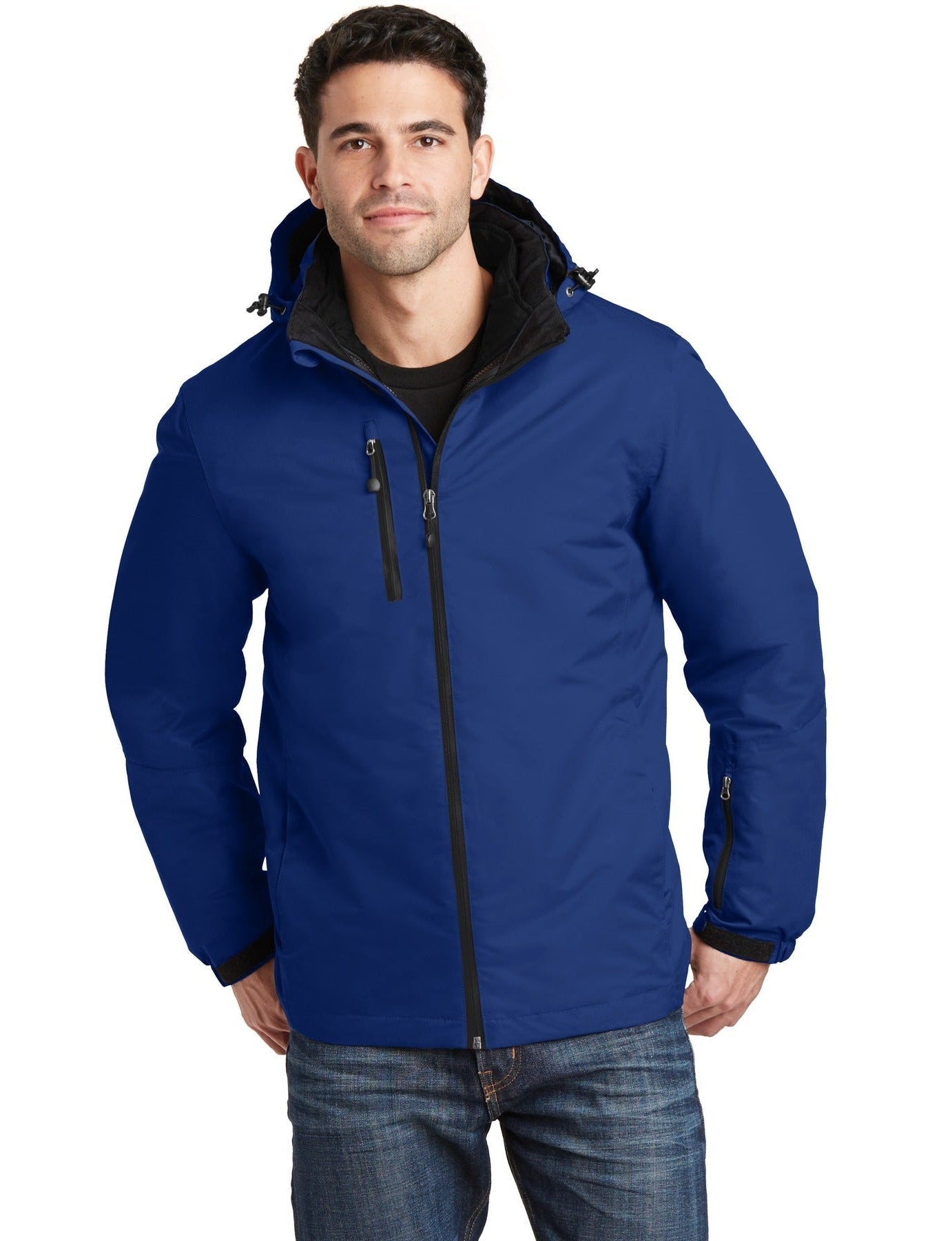no-logo Port Authority Vortex Waterproof 3-in-1 Jacket-Regular-Port Authority-Thread Logic