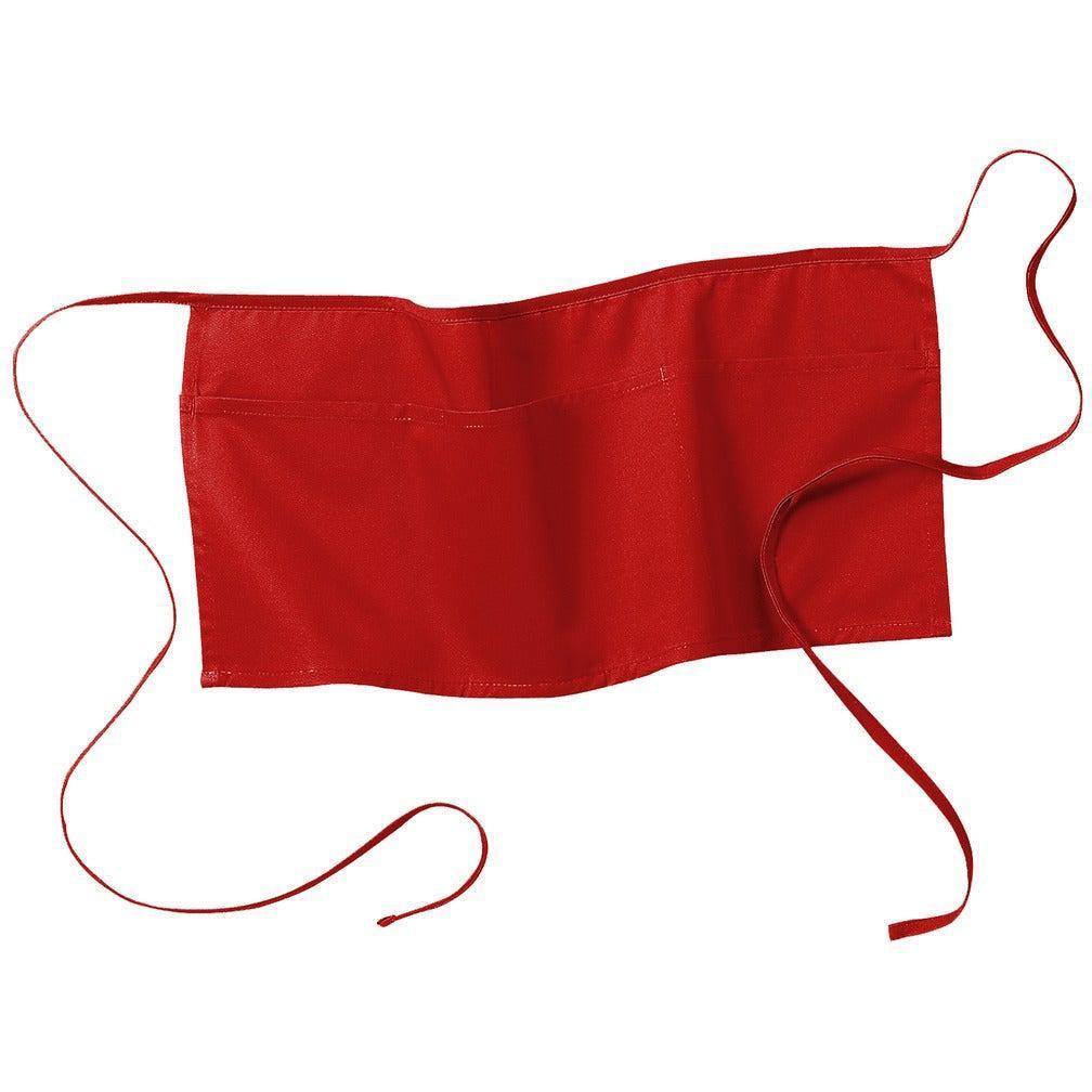 no-logo Port Authority Waist Apron with Pockets-Regular-Port Authority-Red-1 Size-Thread Logic
