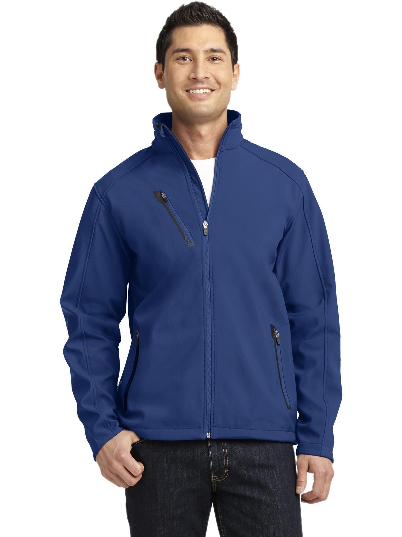 no-logo Port Authority Welded Soft Shell Jacket-Regular-Port Authority-Thread Logic