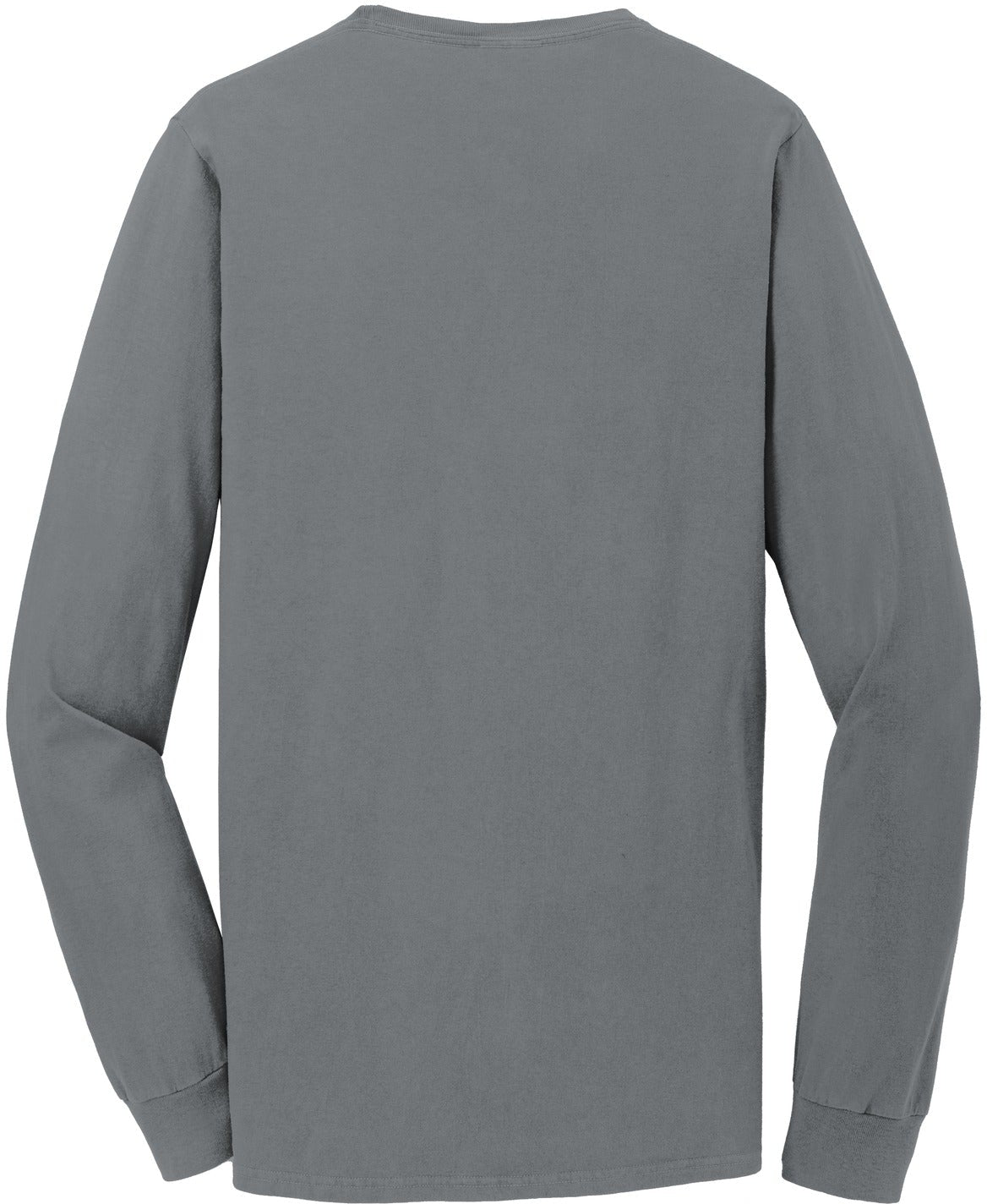 no-logo Port & Company Beach Wash Garment-Dyed Long Sleeve Pocket Tee-Regular-Port & Company-Thread Logic