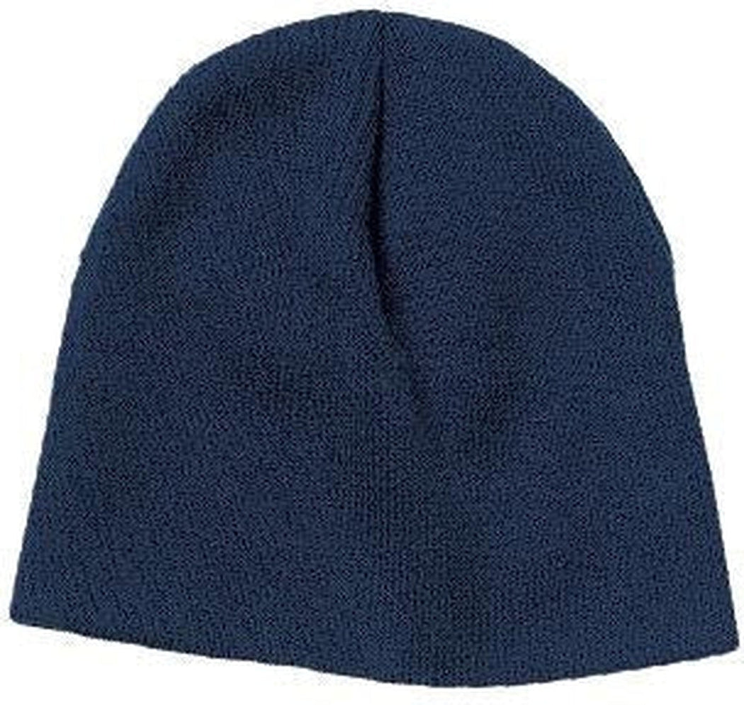 Port & Company Beanie Cap-Regular-Port & Company-Navy-OSFA-Thread Logic