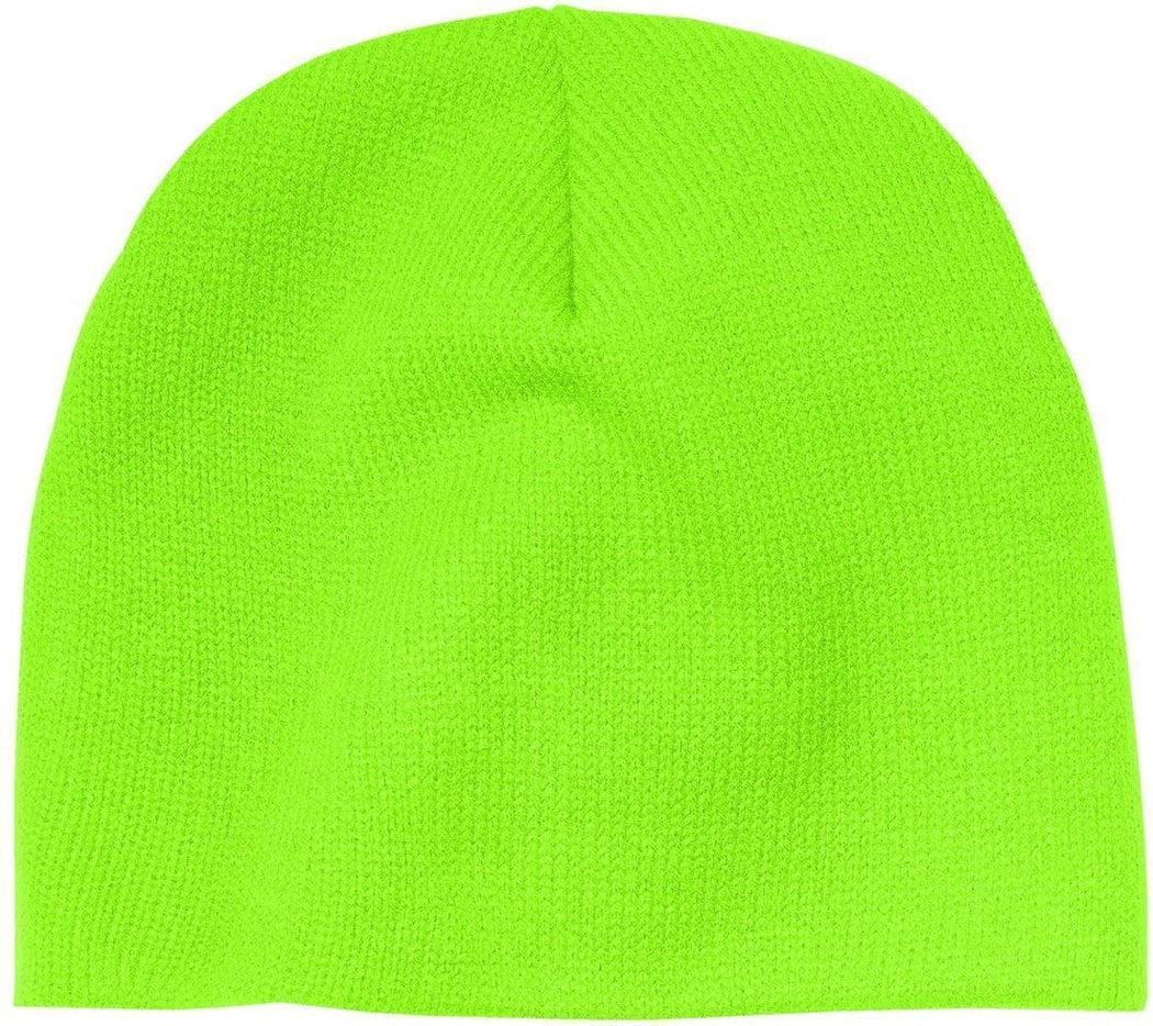 Port & Company Beanie Cap-Regular-Port & Company-Neon Green-OSFA-Thread Logic