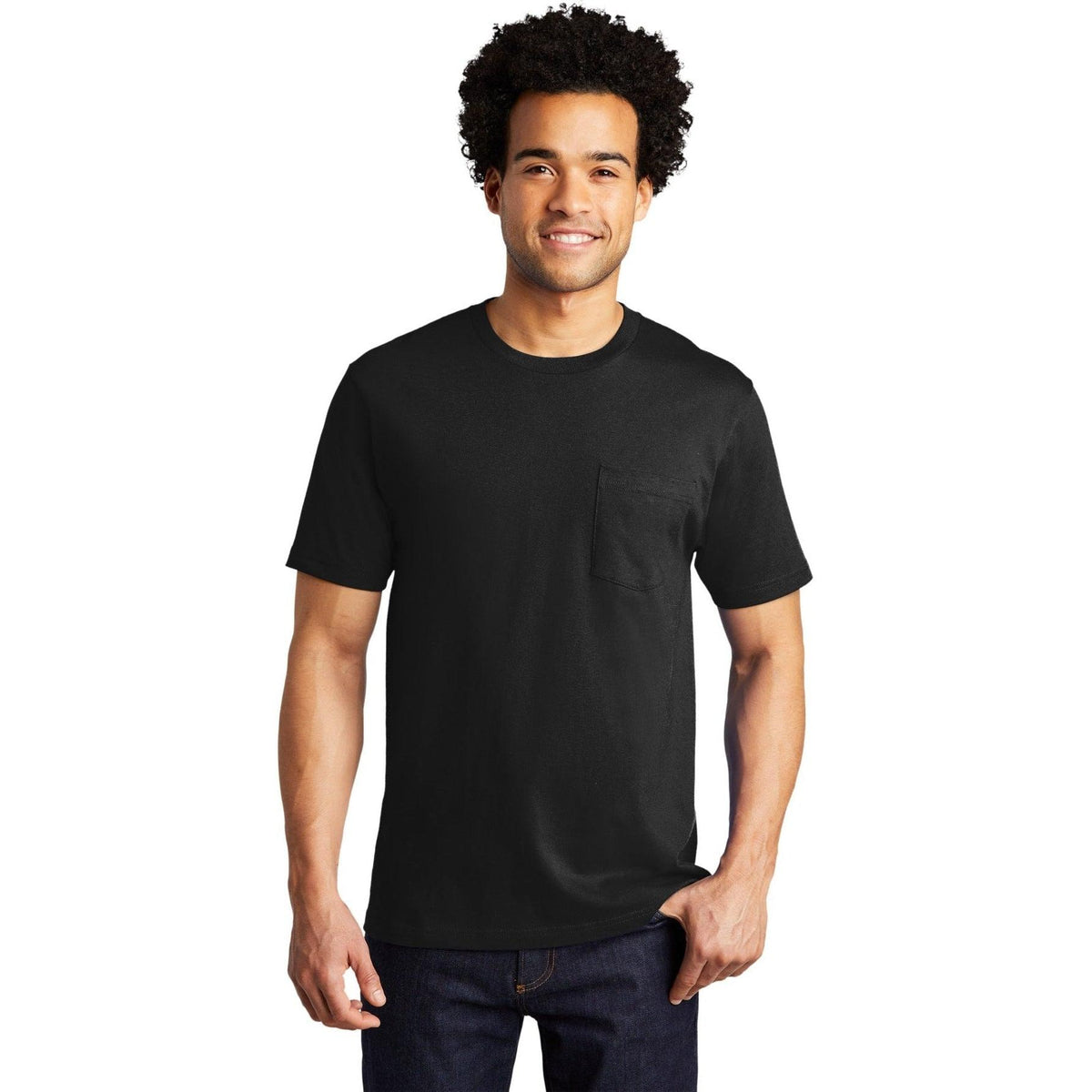 no-logo Port & Company Bouncer Pocket Tee-Regular-Port & Company-Thread Logic